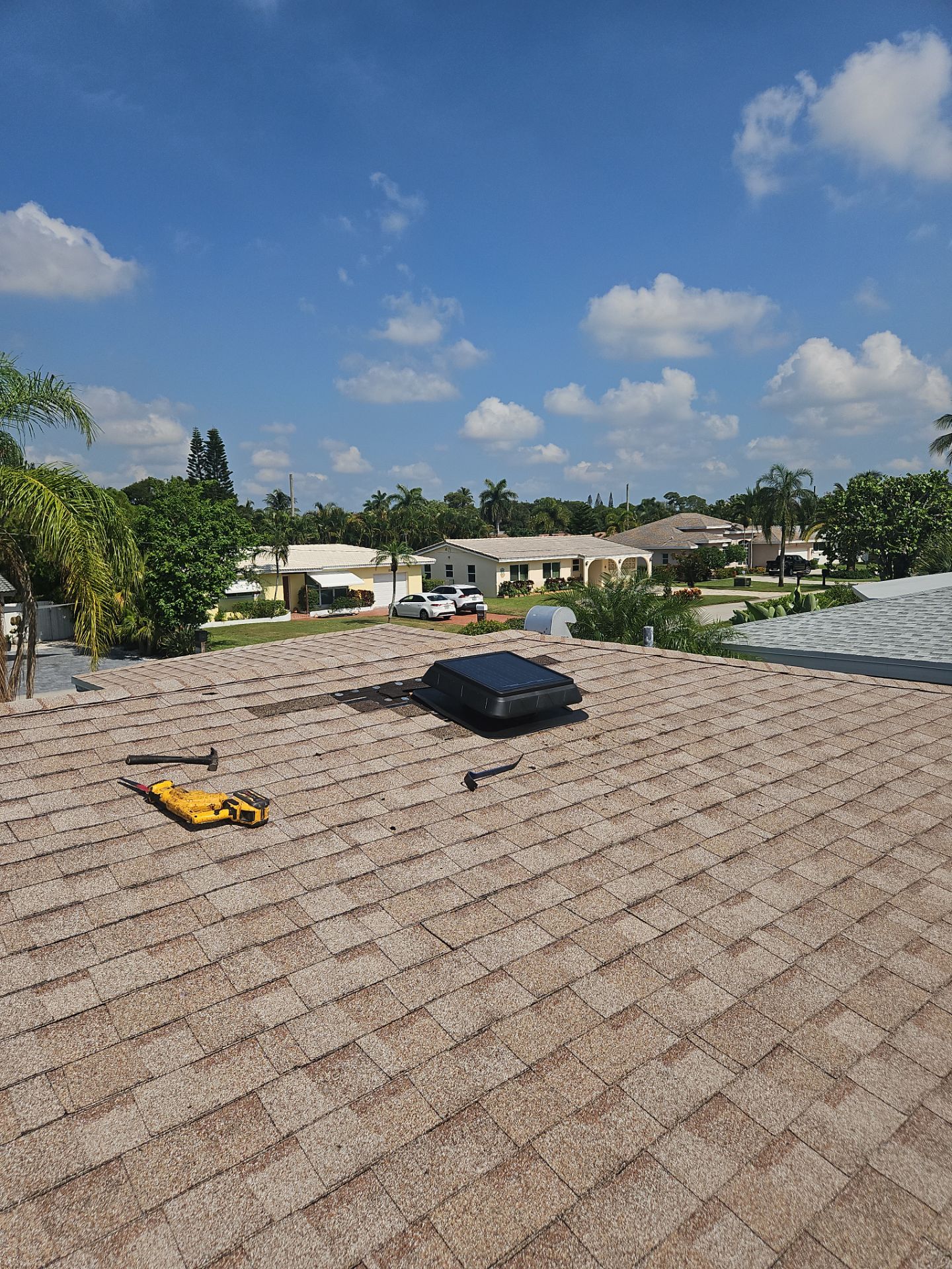 Shingle Roof Replacement and Decking Repair in Boynton Beach by Aastro Roofing
