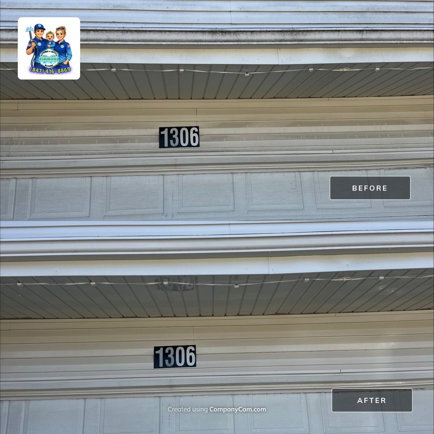 Project in Glenview by Simmons Power & Soft Washing