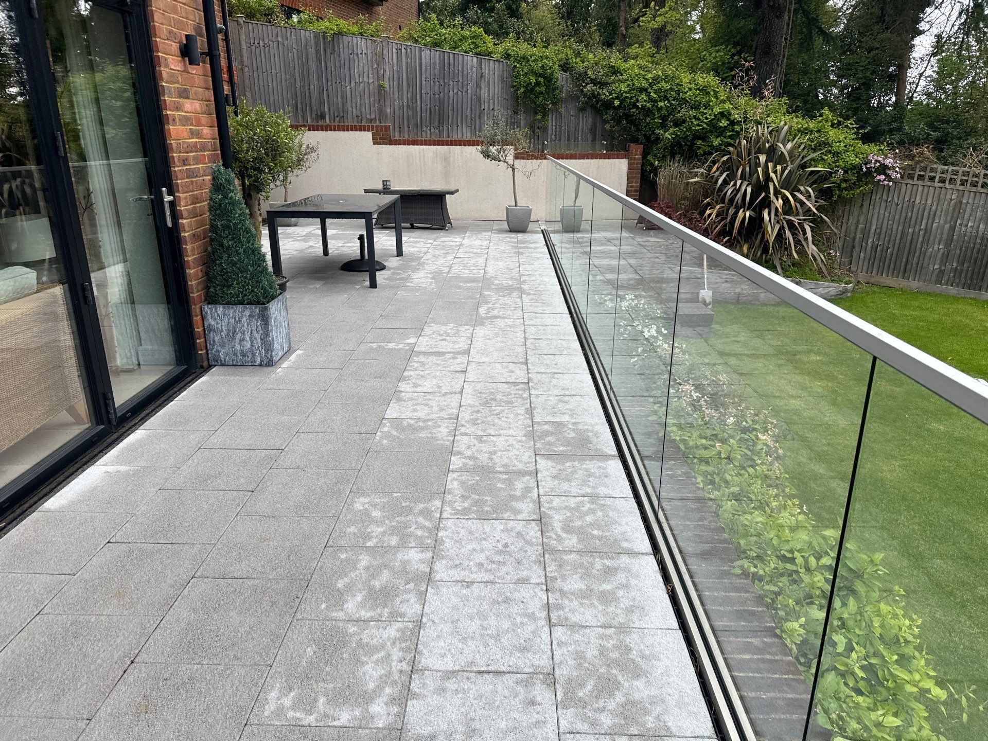 Roof Patio Driveway Clean using Honda 15lpm Low Pressure Washing Machine by Ges Exterior Cleaning ltd