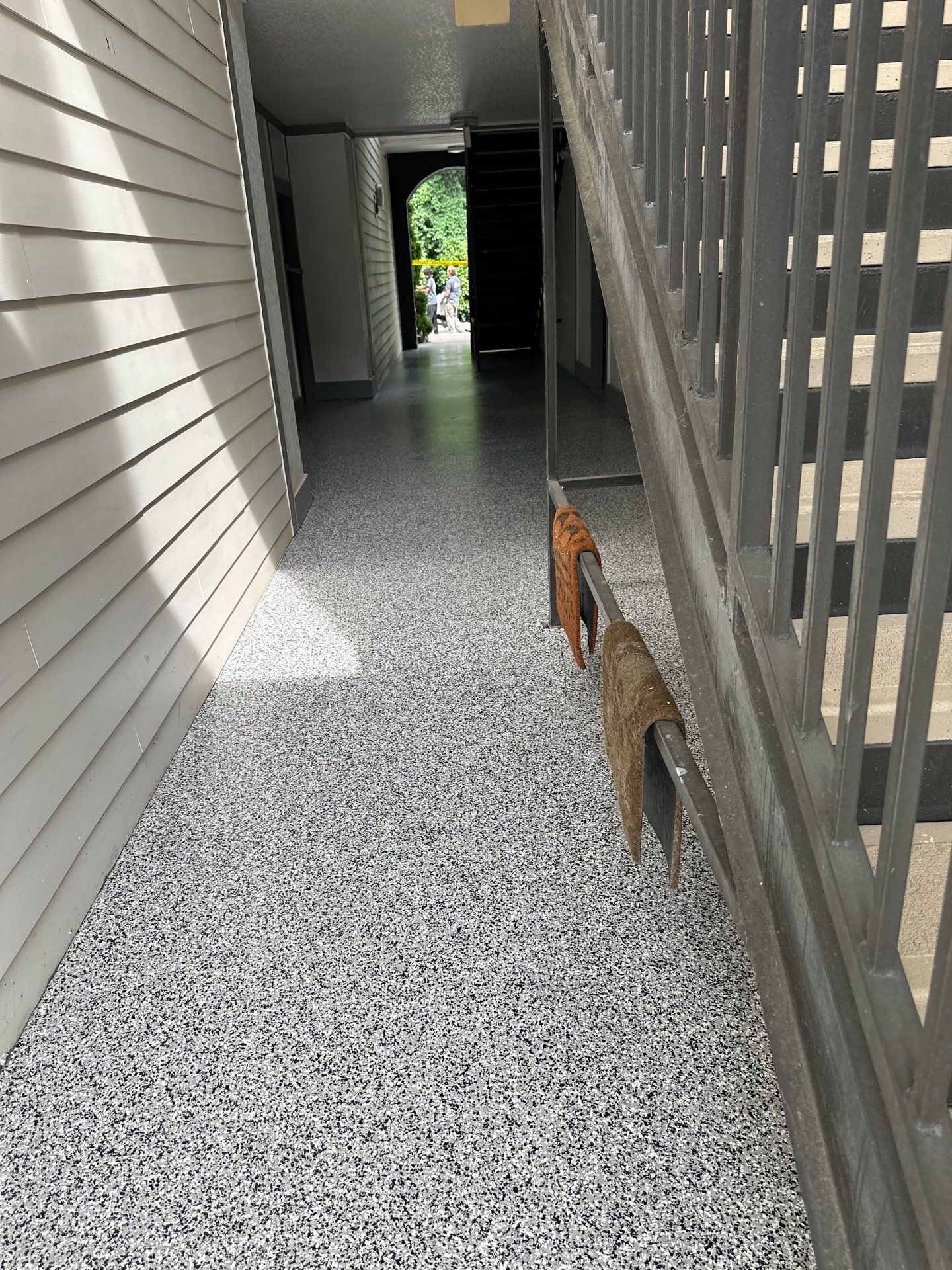 Commercial Floor Coating using Silverton by My Garage Floor Guys