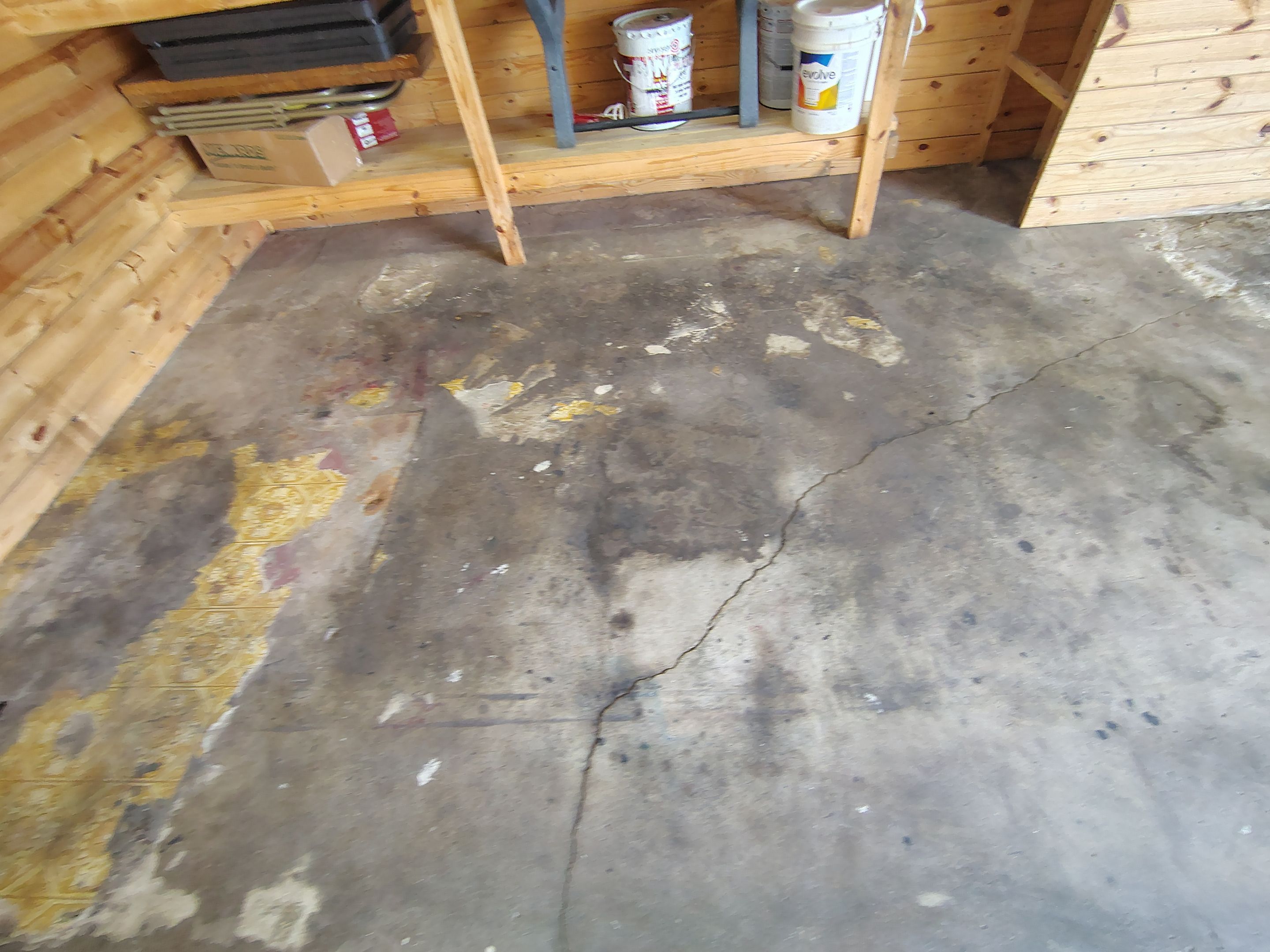 Commercial Epoxy Flake Floor Coating in Emmetsburg, Iowa by Select Painting, Coatings & Garage Cabinets