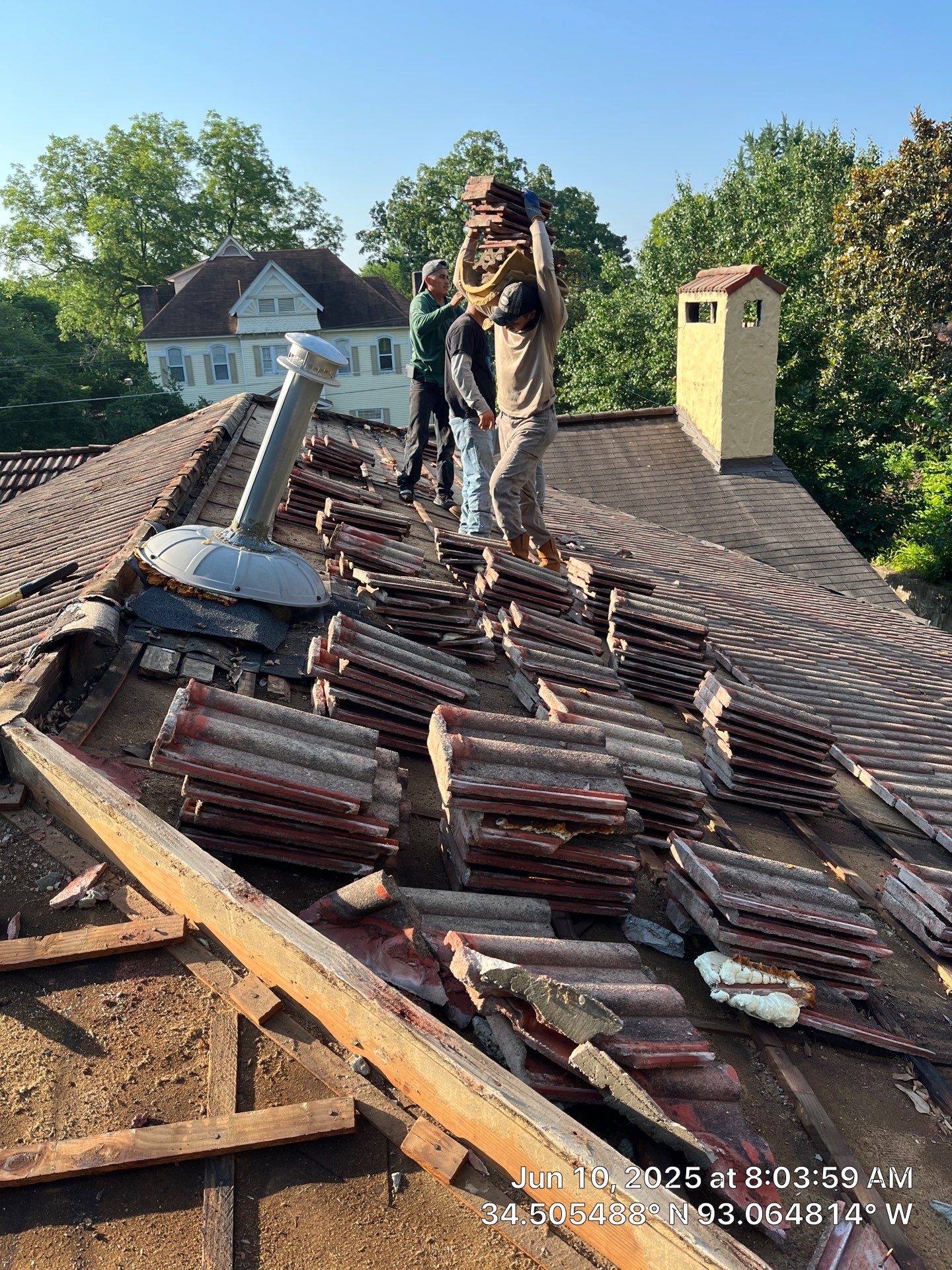 Asphalt Shingle and Flat Roof Replacement in Hot Springs by Temple Roofing and Exteriors
