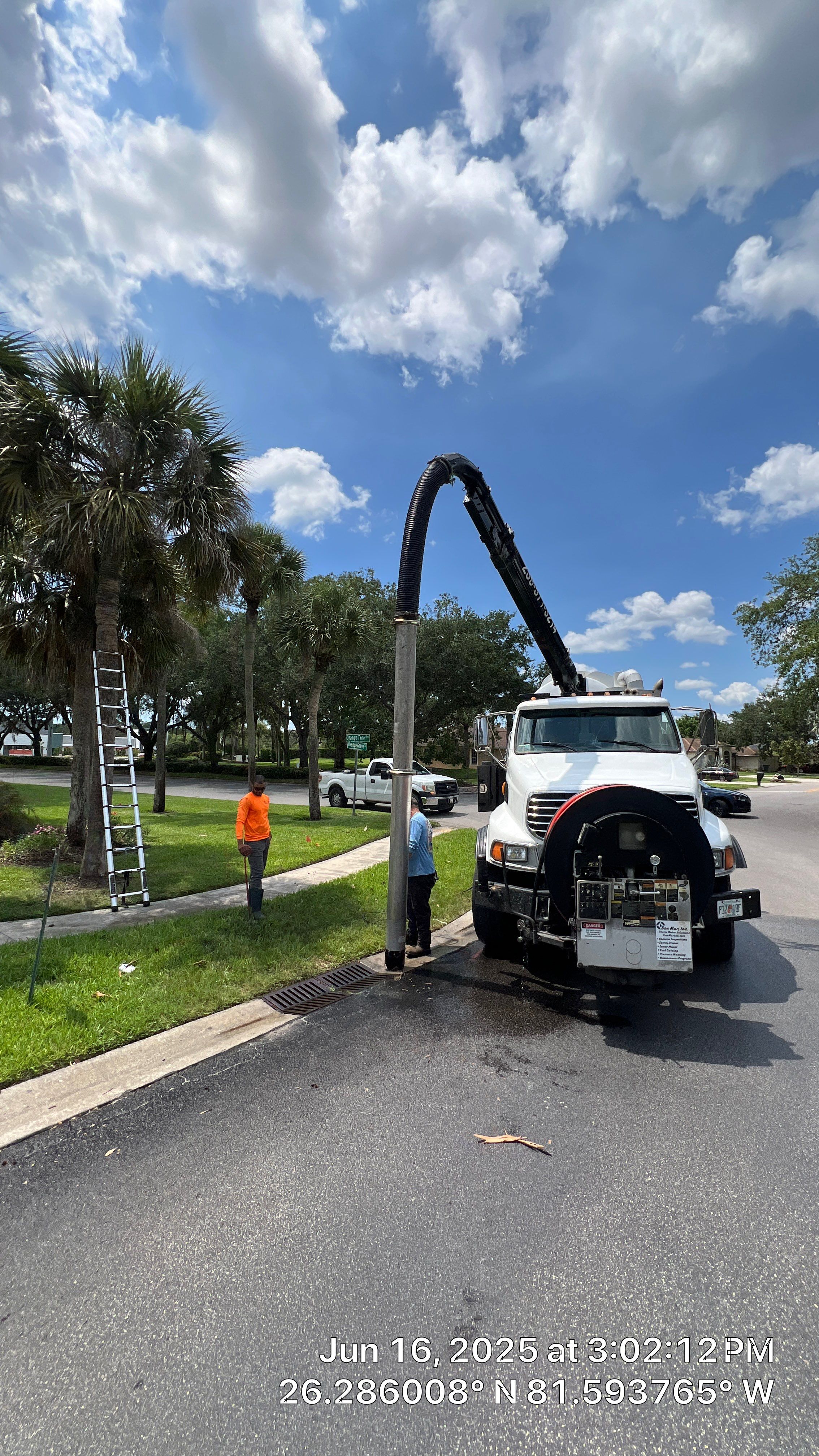 Naples Association Stormwater System Cleaning by Don Mar, Inc. Storm Water Solutions