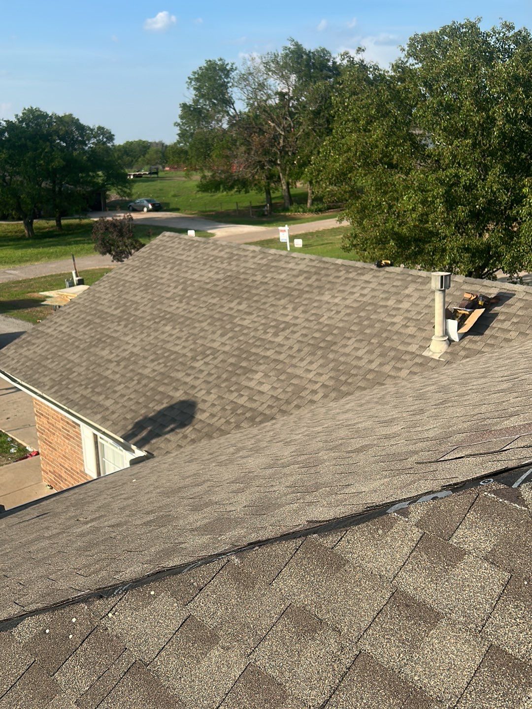 roof replacement in Prague by McCann's Roofing and Construction