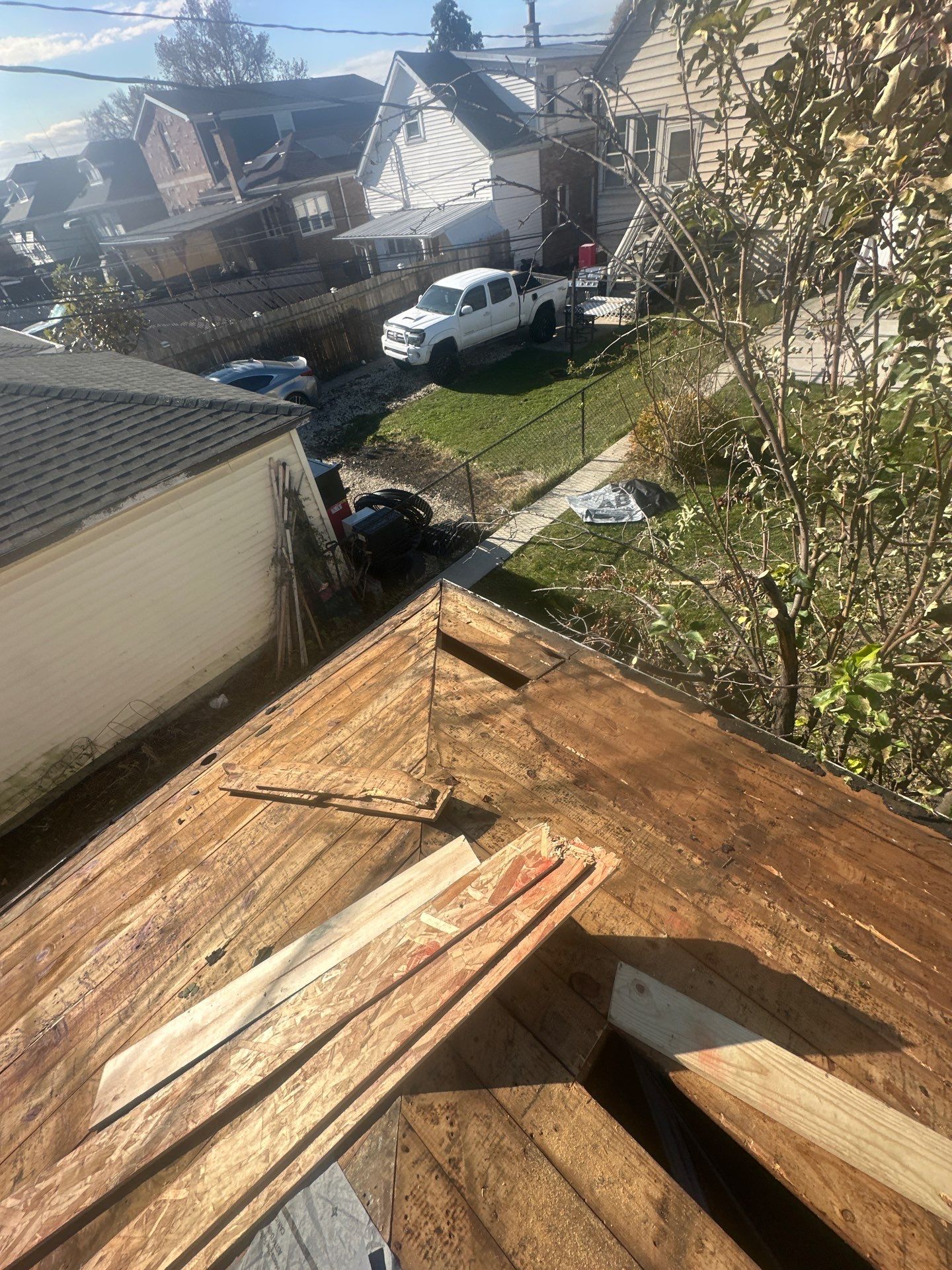 Roof replacement and interior repair by wind damage by Just Brilliant Restoration JBR