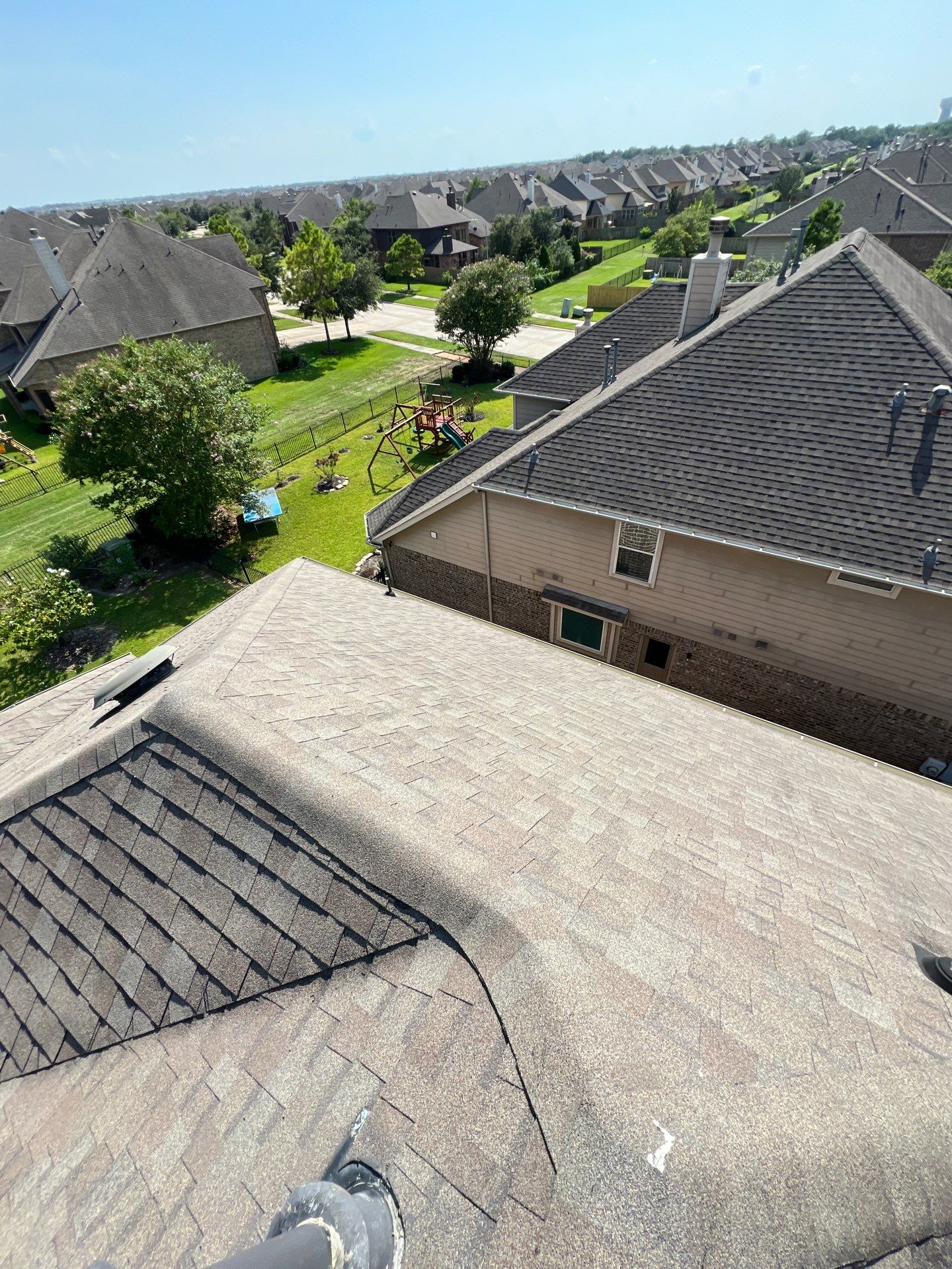 Hail Damage using Owen's Corning Duration (Lifetime) Shingles by Roof Repair Services LLC