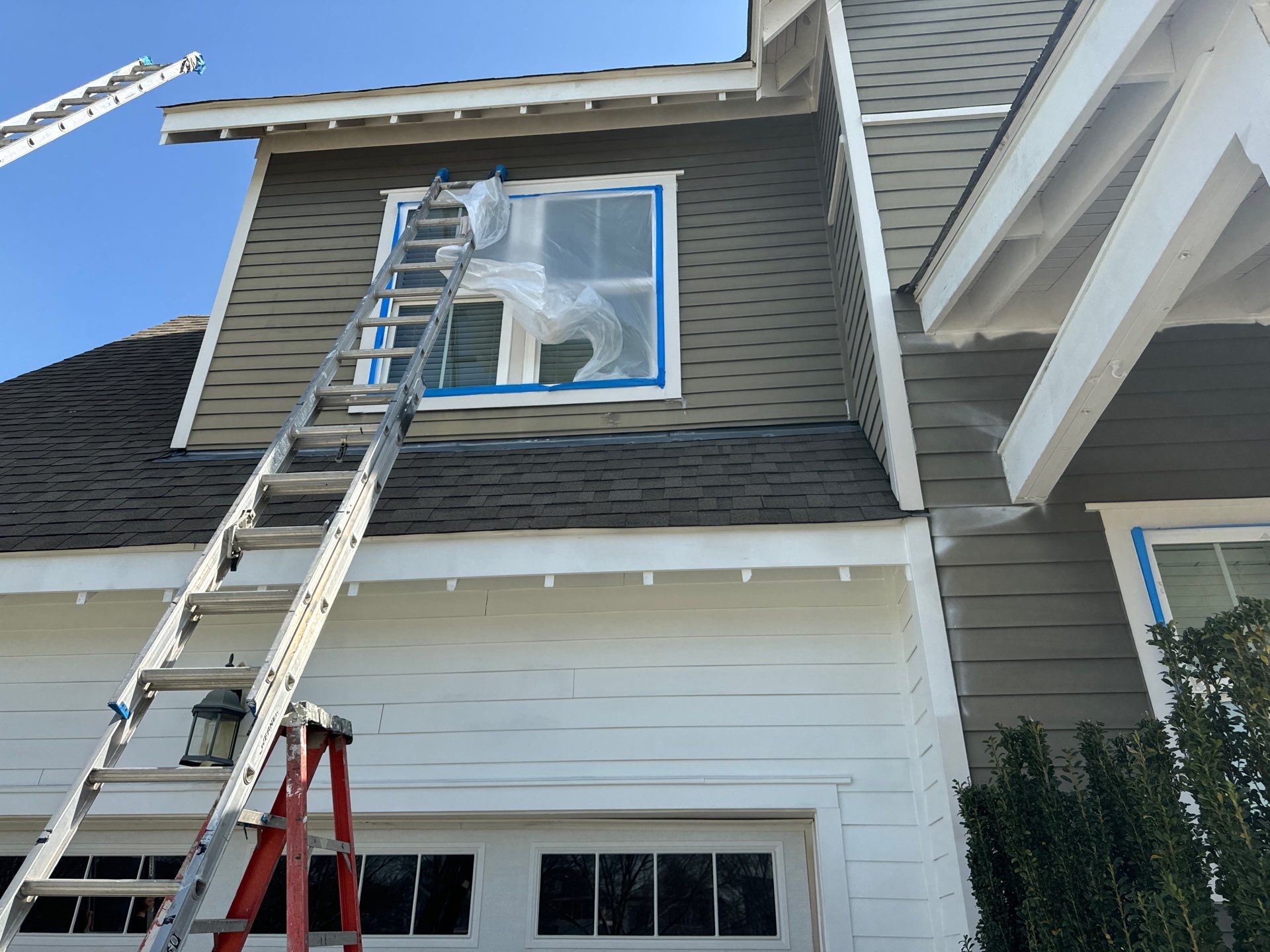 Full exterior painting by GonzalezPainters & Contractors Inc 