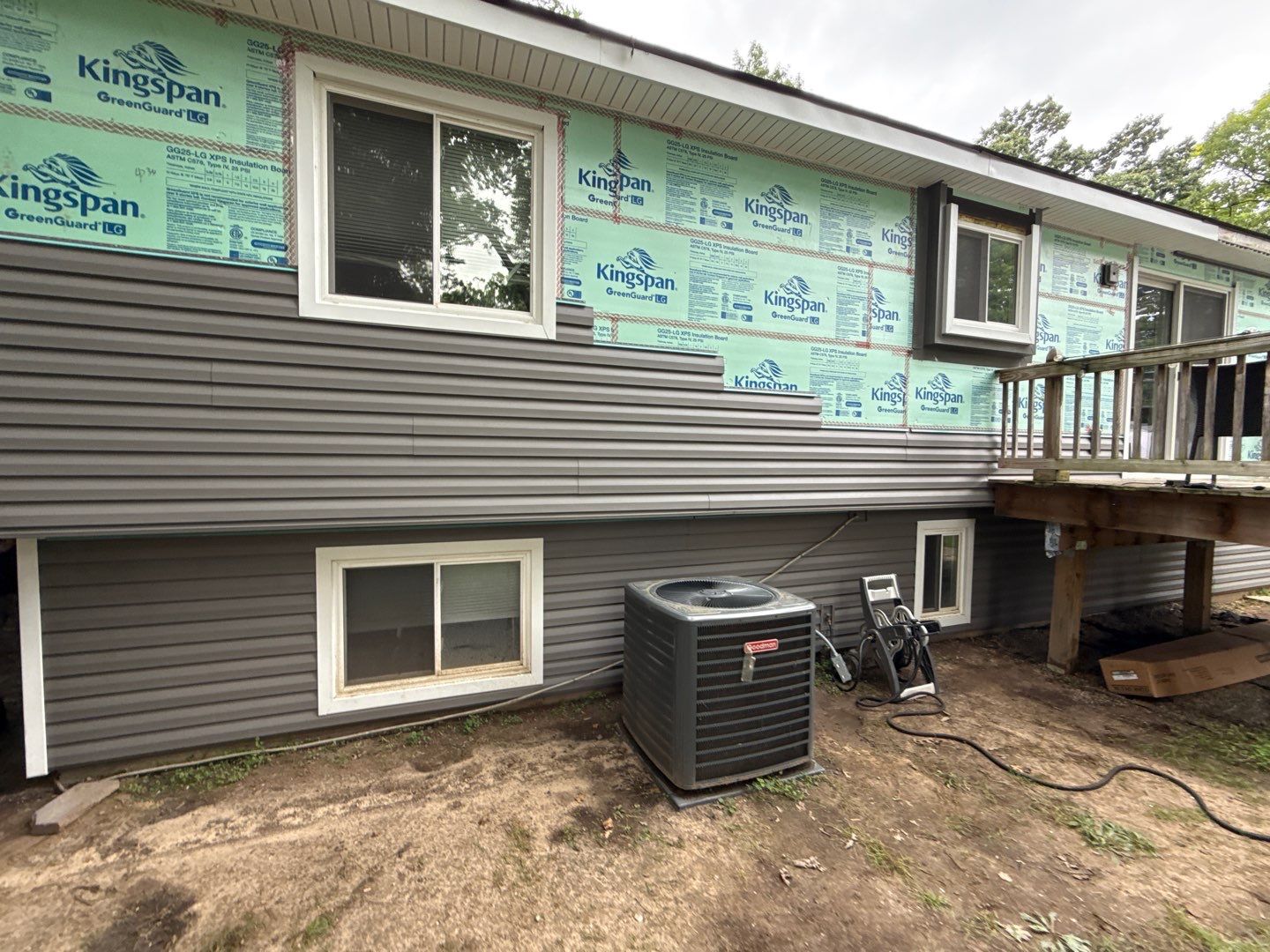 Siding Replacement using Alside D4 Odyssey-Plus Dutchlap Ageless Slate by 180 Contractors