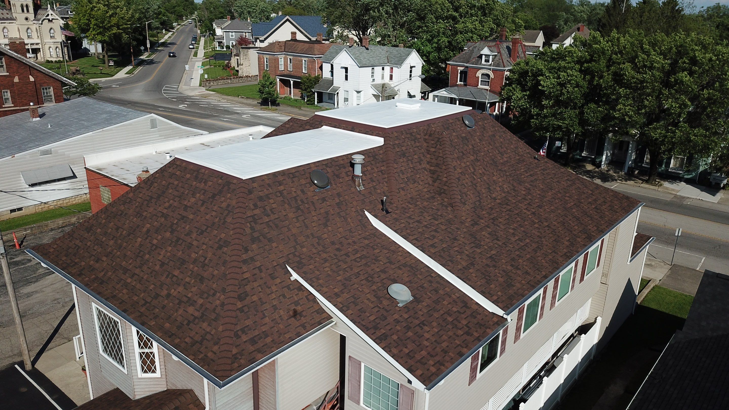 Commercial Roofing Installation using Duration Series Shingles - Brownwood by RoofX
