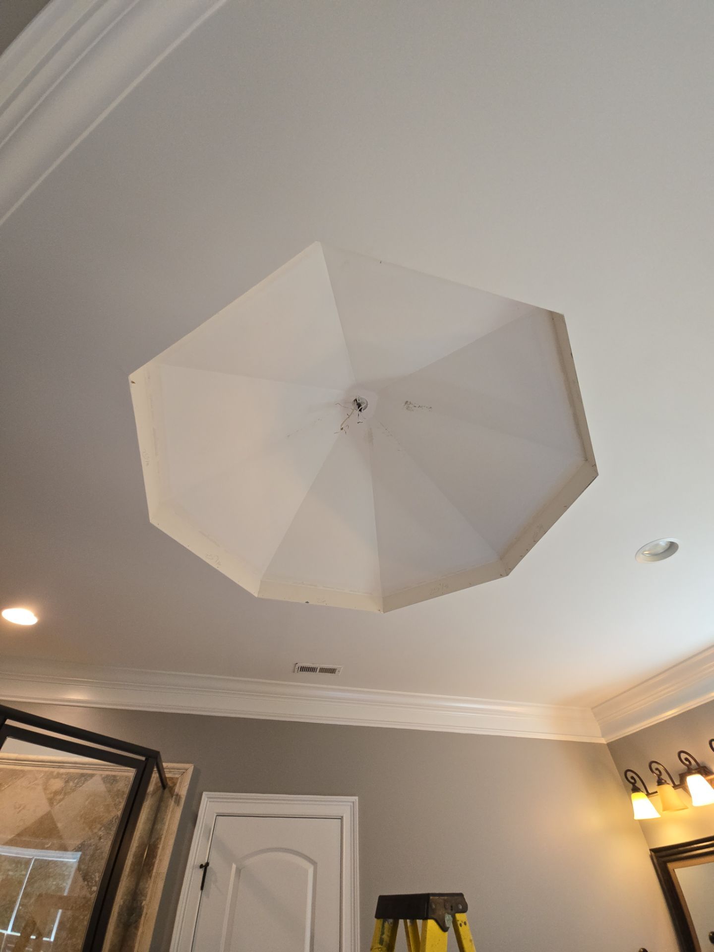 Bathroom Ceiling Transformation by A Step Above Handy LLC