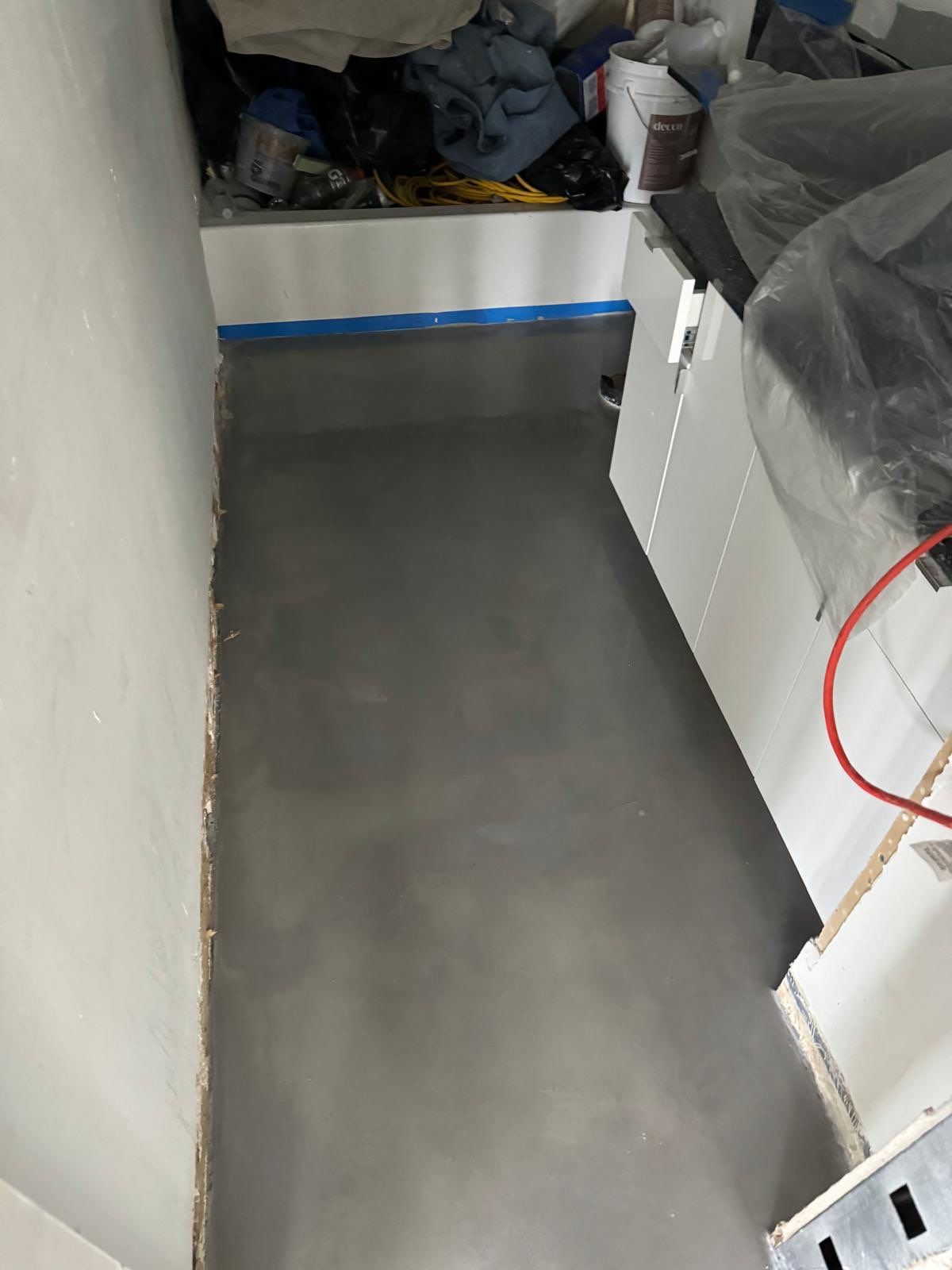 Microtopping on Key Biscayne Apartment by Seamless Surfaces