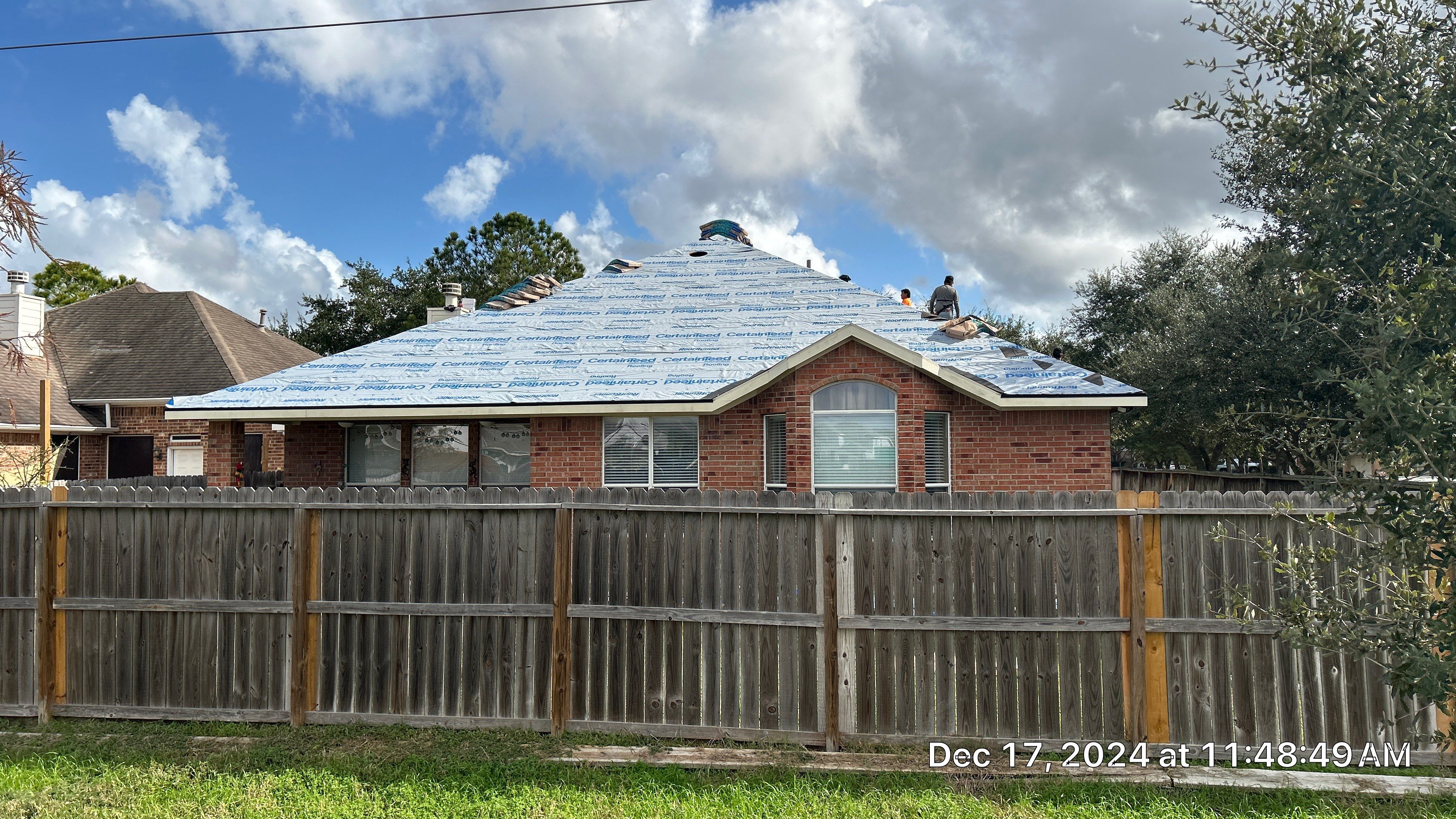 Project in Rosharon by All-Pro Roofing