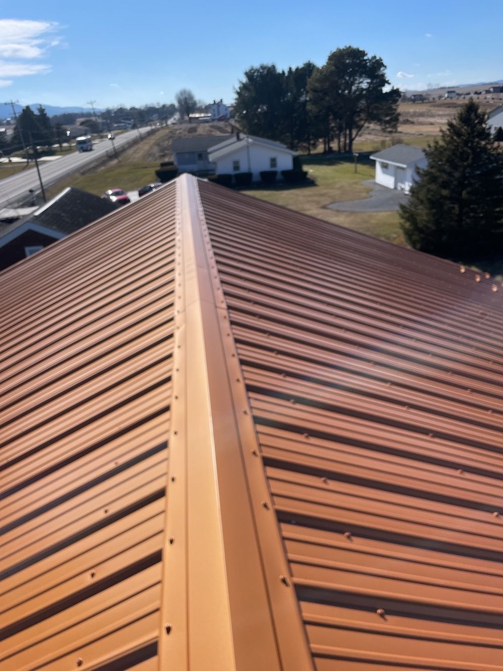 New Copper Metal Roof by Starway Roof Systems