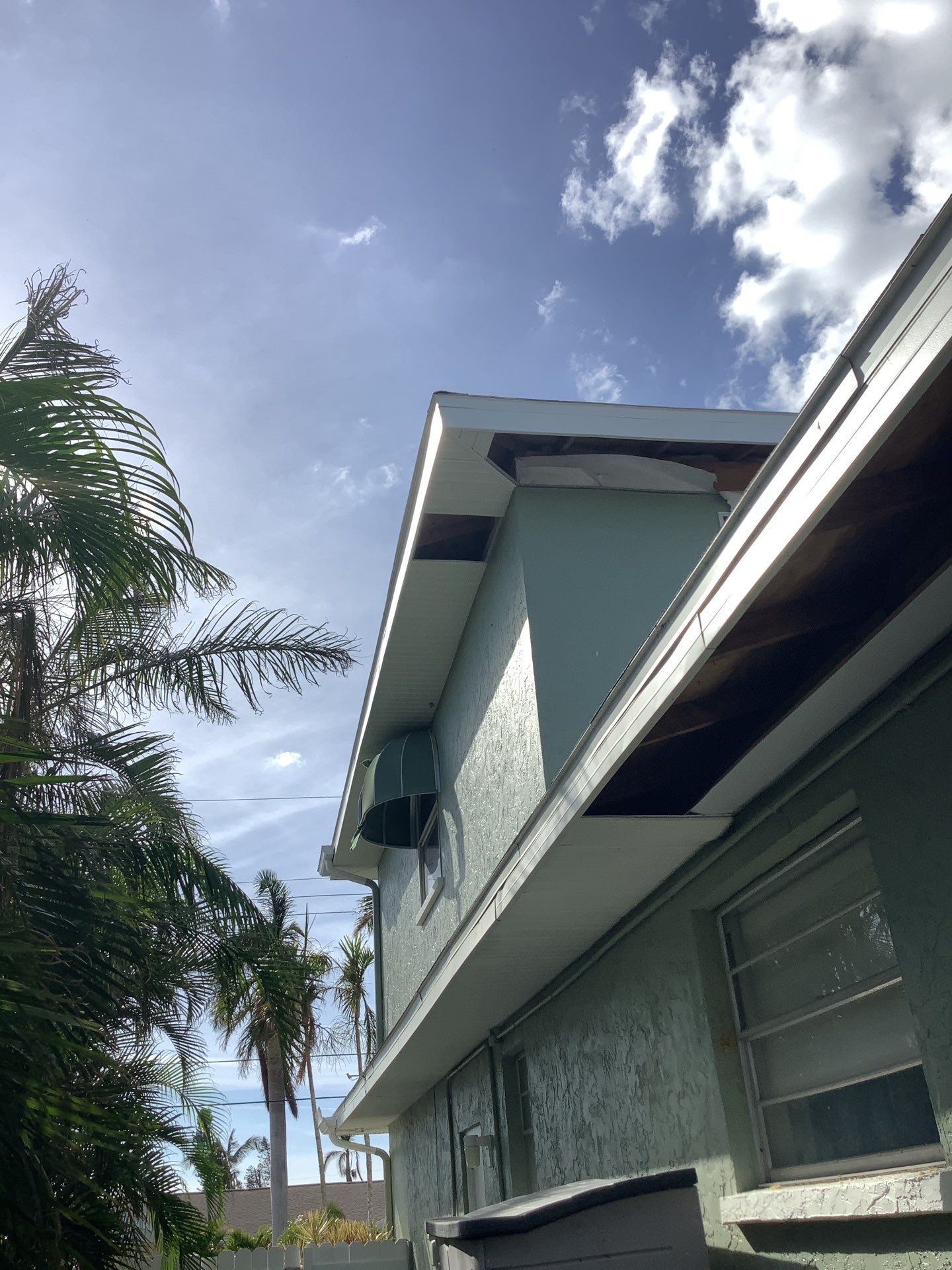 Soffit Repair Project in Bradenton FL by Gutter Professors
