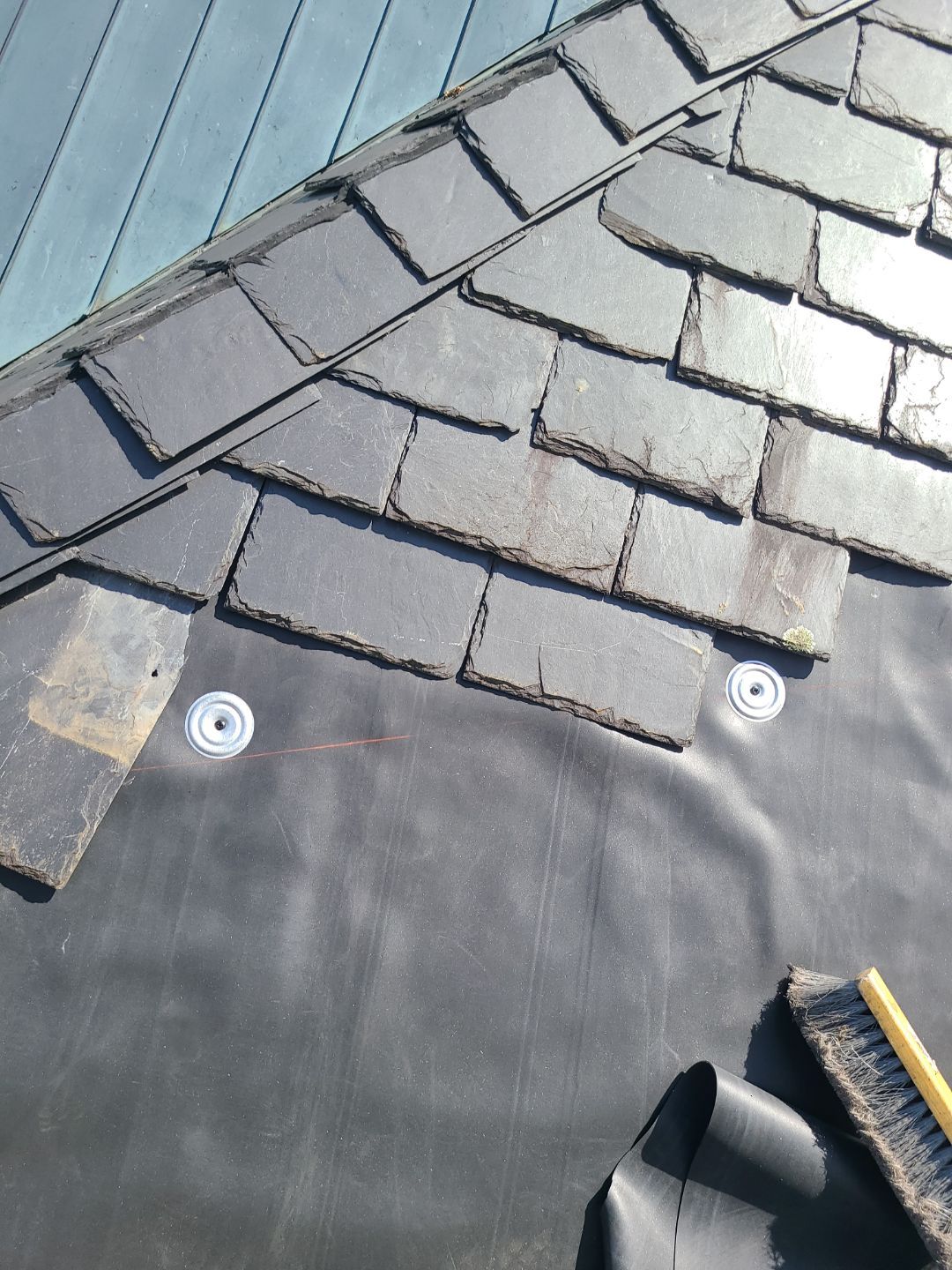 Lorton: EPDM Flat Roof with Partial Slate Replacement by RM Banning, Inc.