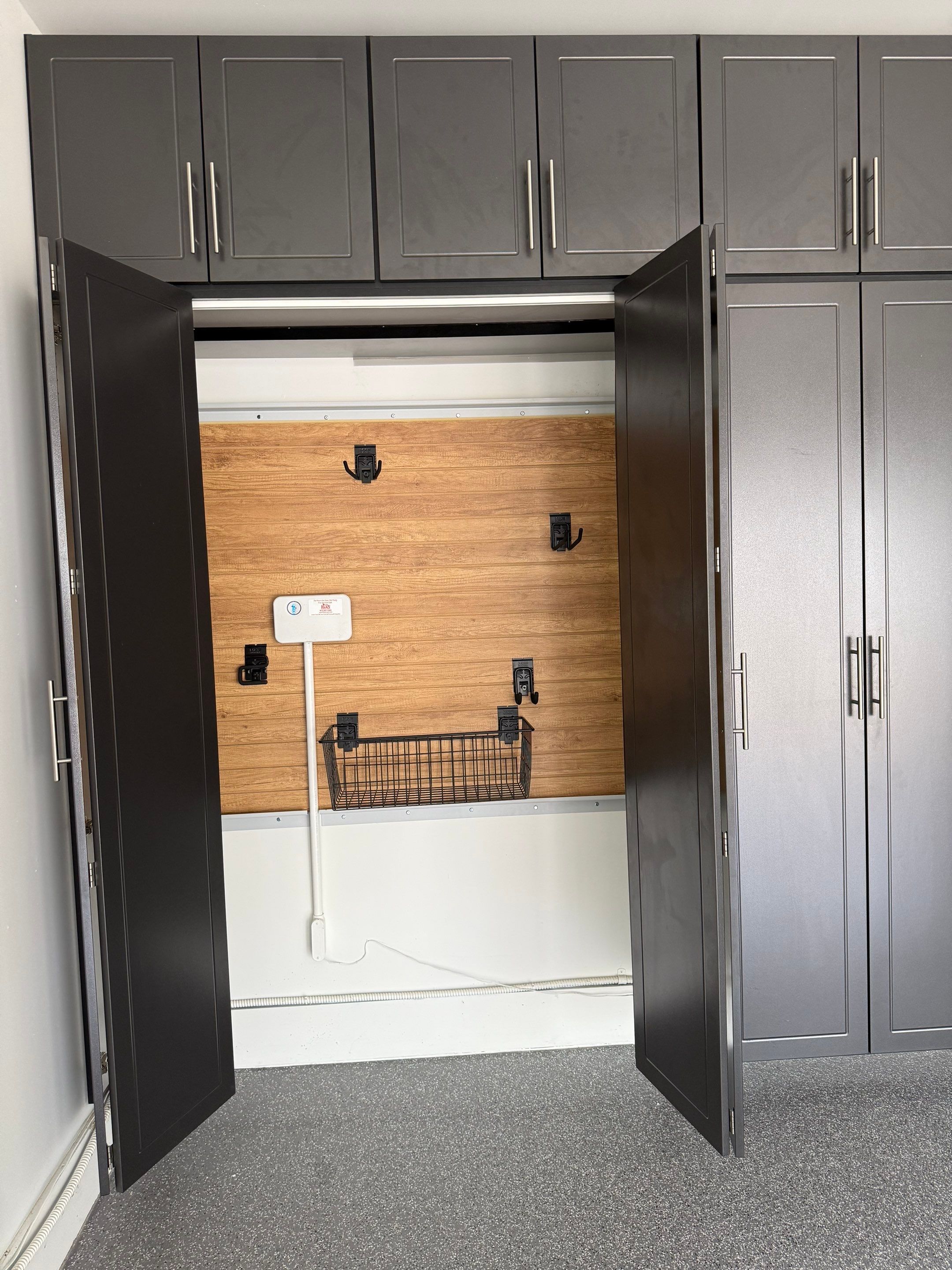 Custom Cabinet Installation in Mission Hills by Banner Garage