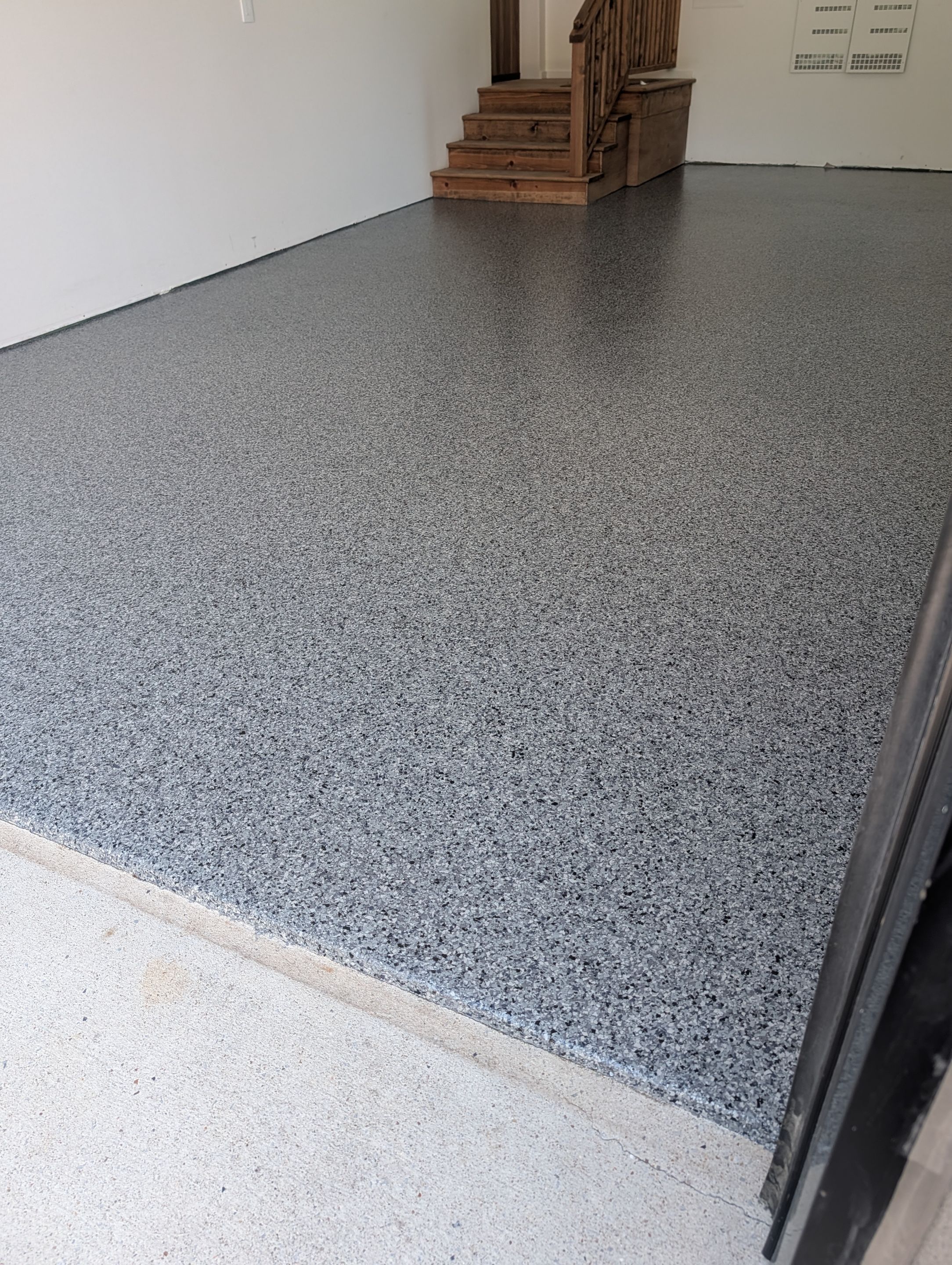 Garage Floor Coating using Nightfall by My Garage Floor Guys