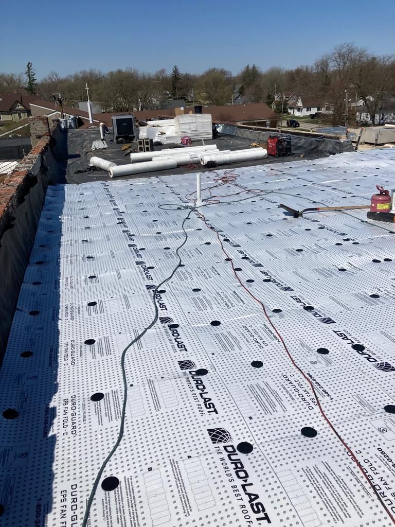 Roof Recover on a downtown building in Lake City  by Grell Roofing, LLC