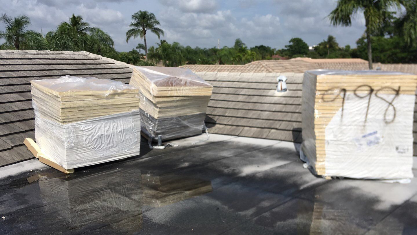 Residential Roofing Installation using 1" Nail strip metal roof by BLUES BROTHERS ROOFING