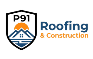 Logo for P91 Roofing