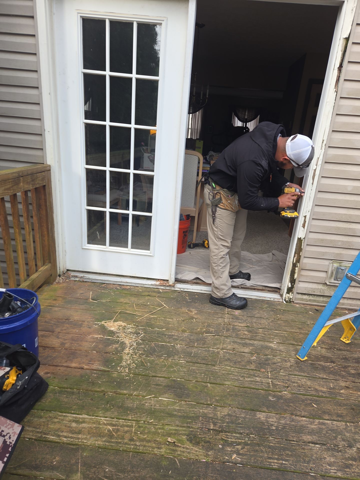 Door With Sidelite and Patio Door by Aspen Home Improvements