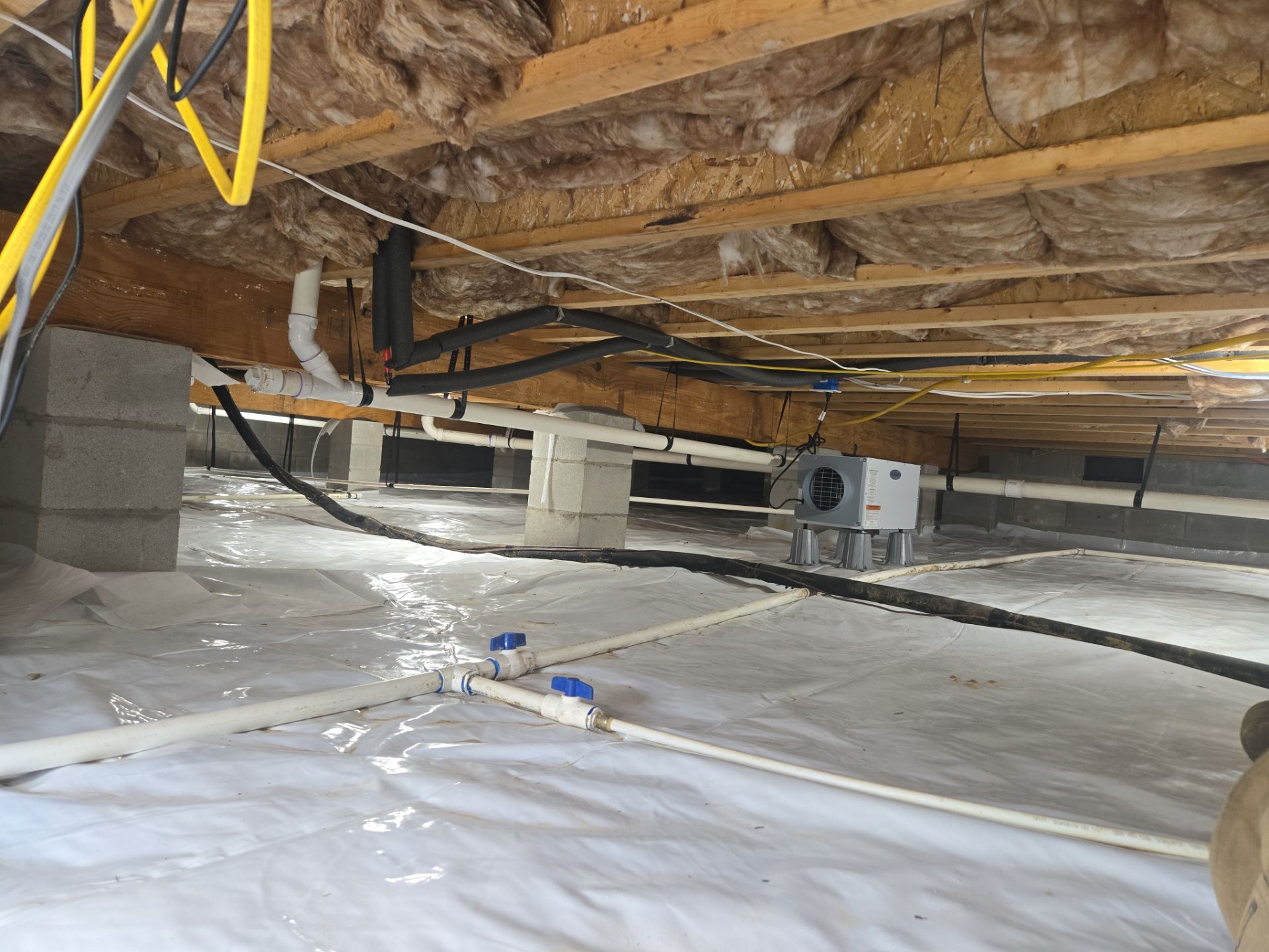 Project in Smithfield by Patriot Crawl Space Repairs