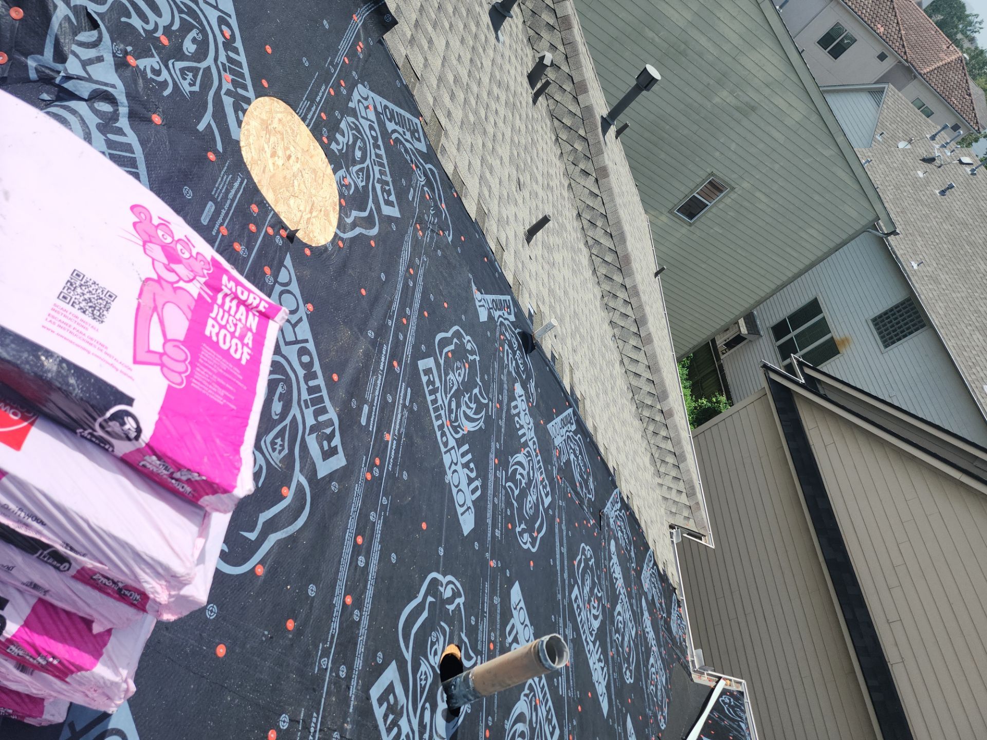 Residential Roofing Repair using Owen's Corning Duration (Lifetime) Shingles by Roof Repair Company