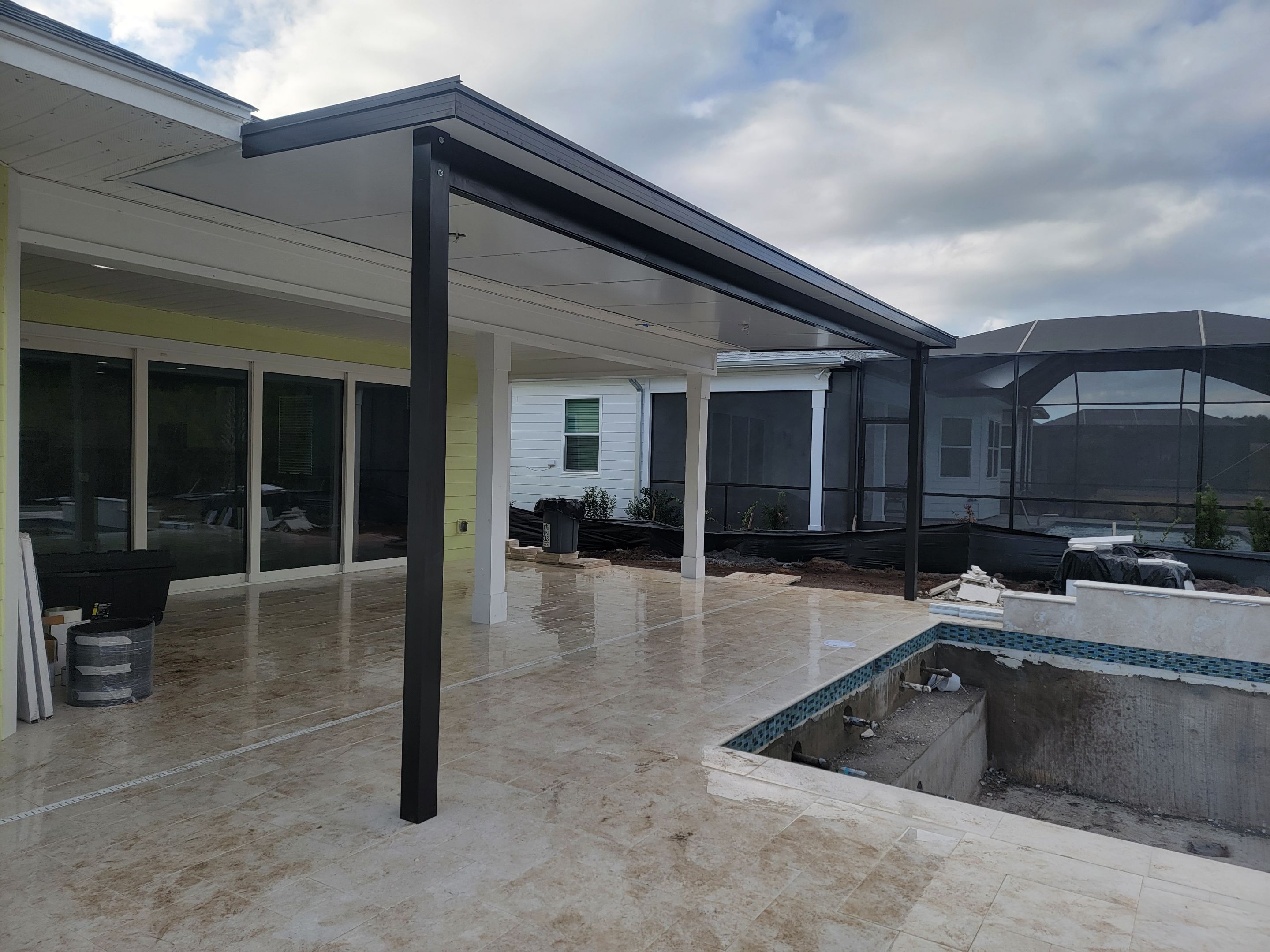 Patio Cover using Colorbeam by Titan Sunrooms