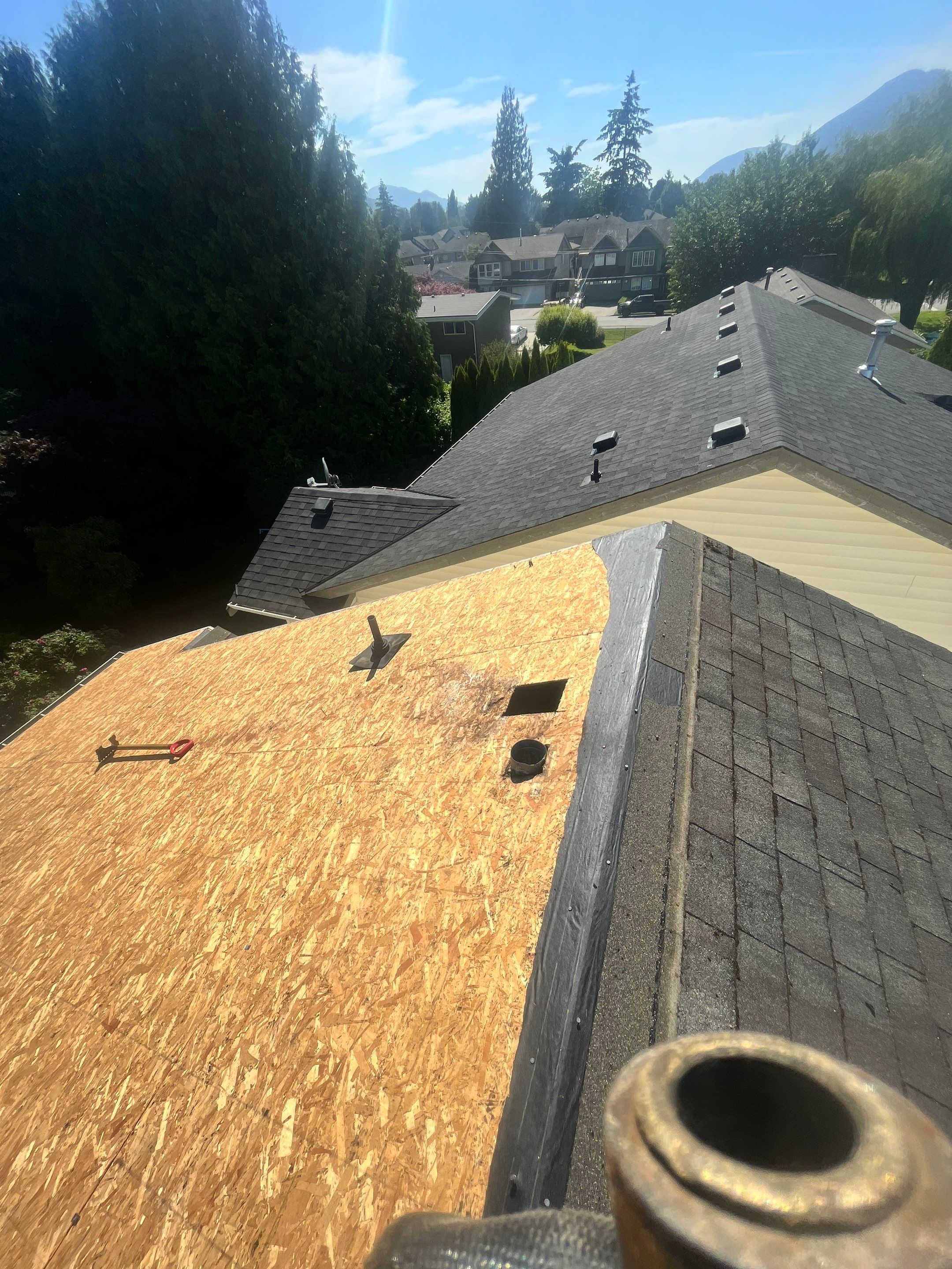 Residential Re-Roof using GAF Timberline HDZ by Top Notch Roofing Inc