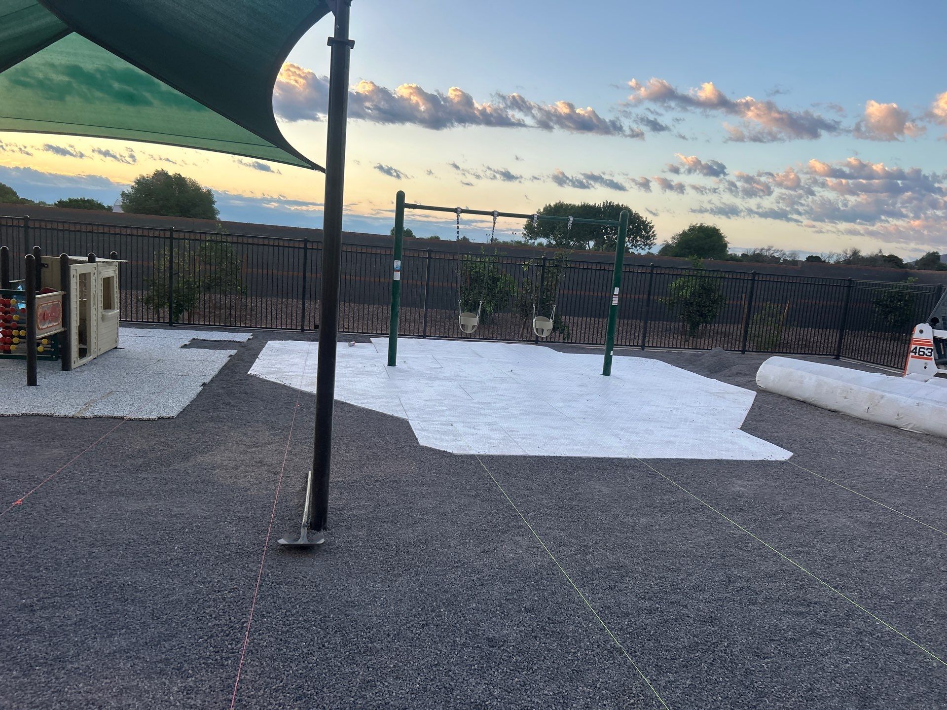 Synthetic Turf and Playground Equipment Queen Creek Preschool by Southwest Greens Midwest