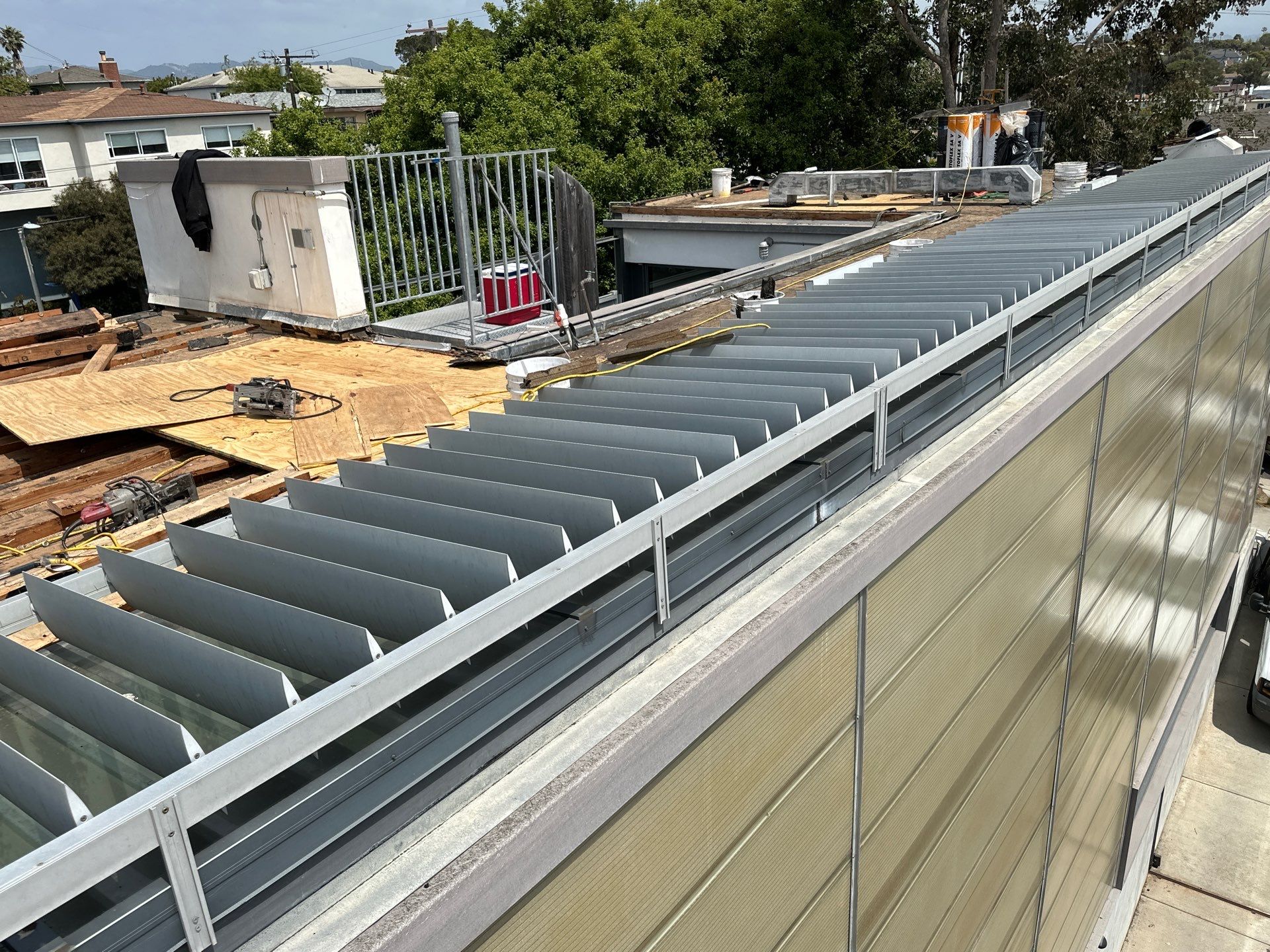 Residential Roofing Installation using Polyglass Torch Down Roofing System by Hull Brothers Roofing