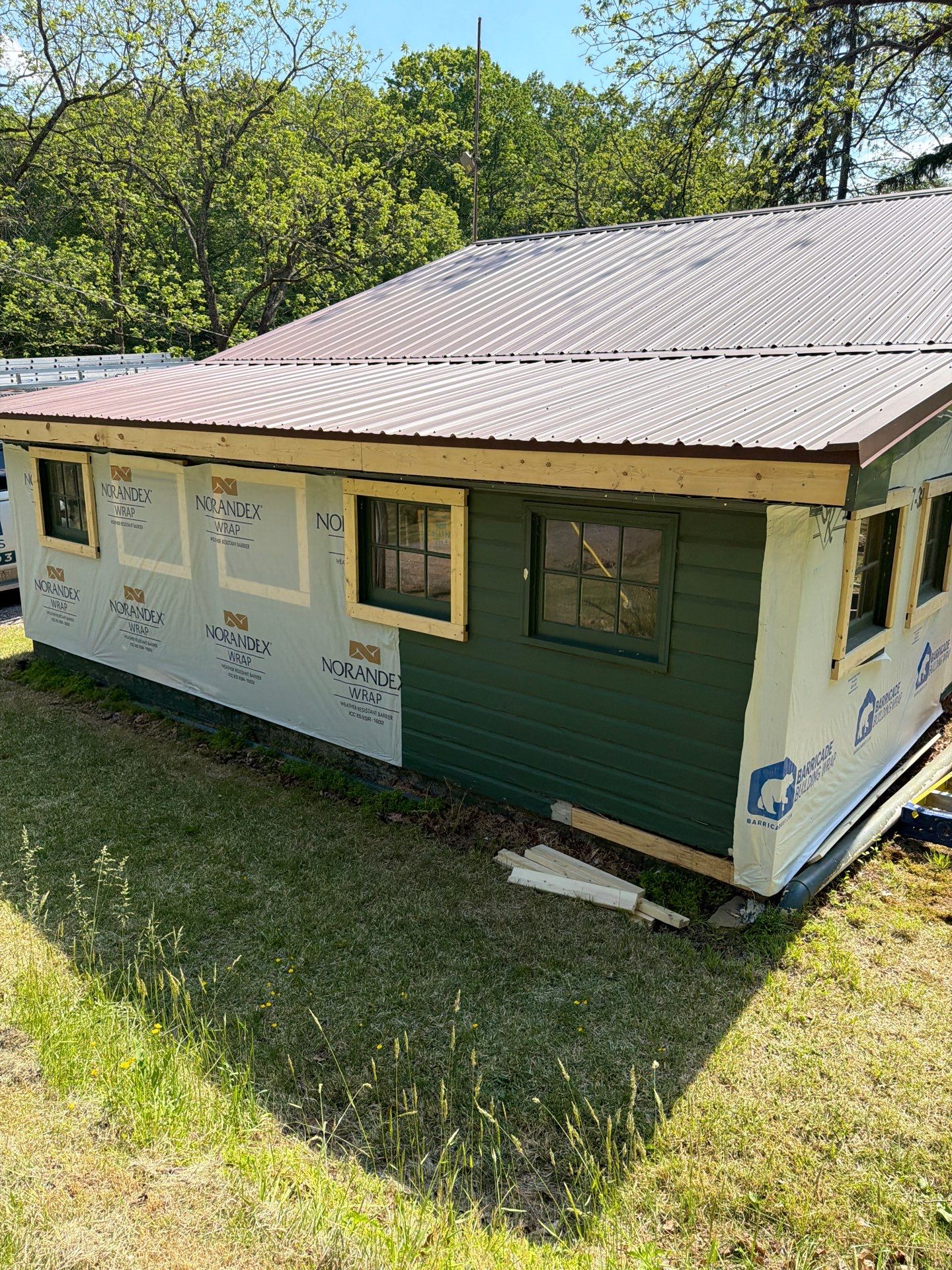 Custom Vinyl Bay Window Installation and Exterior Upgrades in Millerstown by Esh Builders