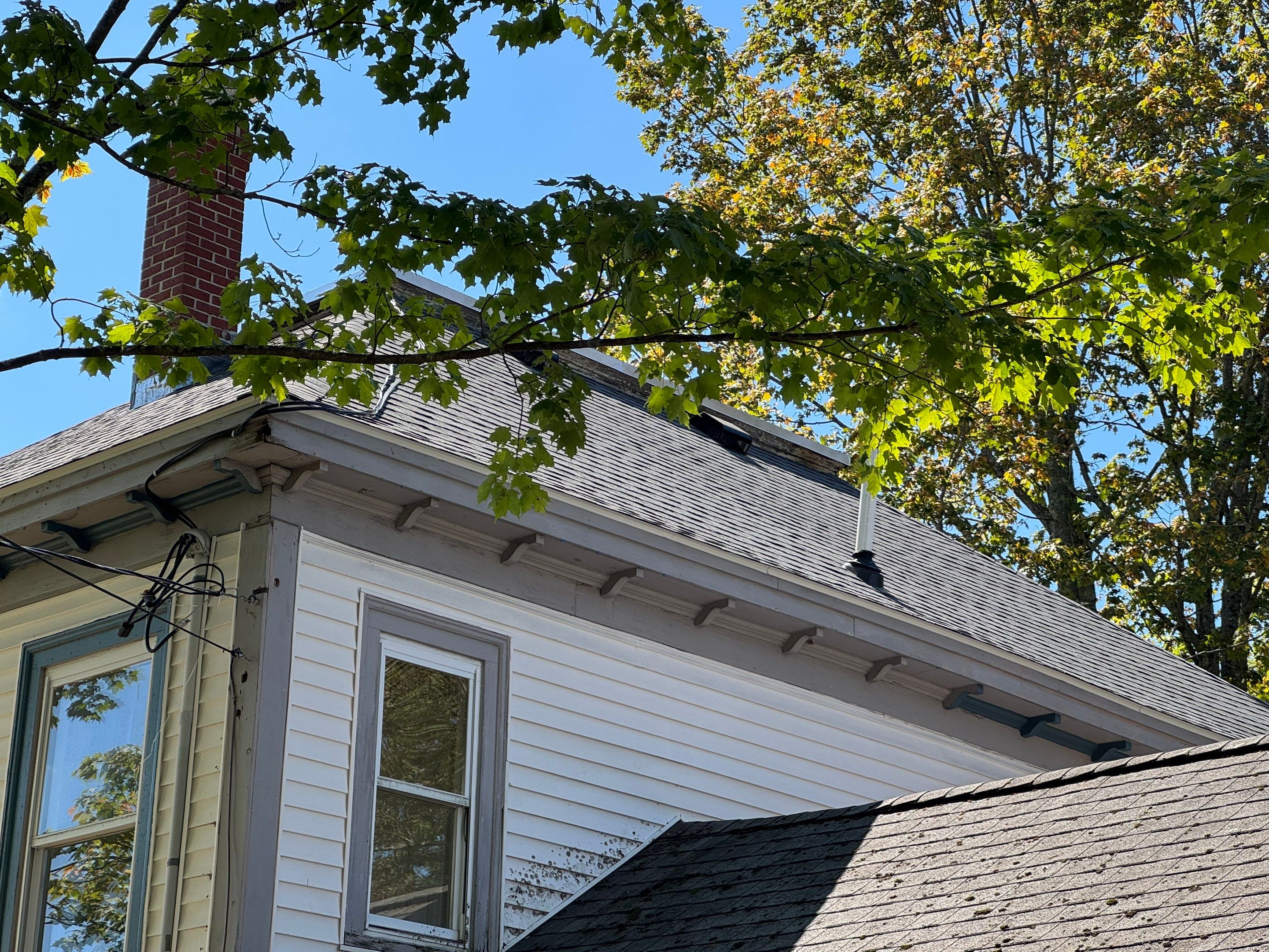 Full Roof Replacement on Historic Farmhouse with Decking Replacement – Repeat Customer by Sensible Home Solutions