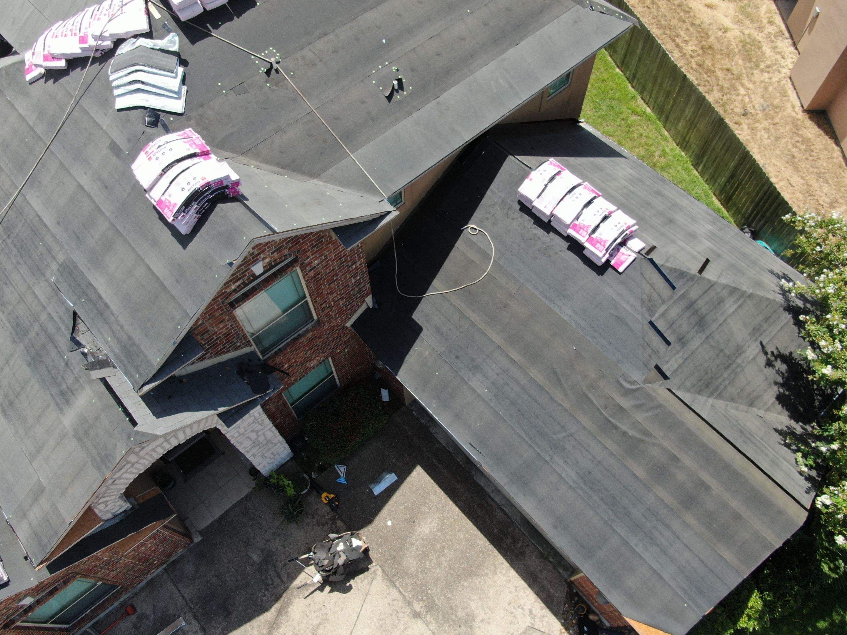 Flashing Stucco above the Roof by Bayfront Roofing and Construction