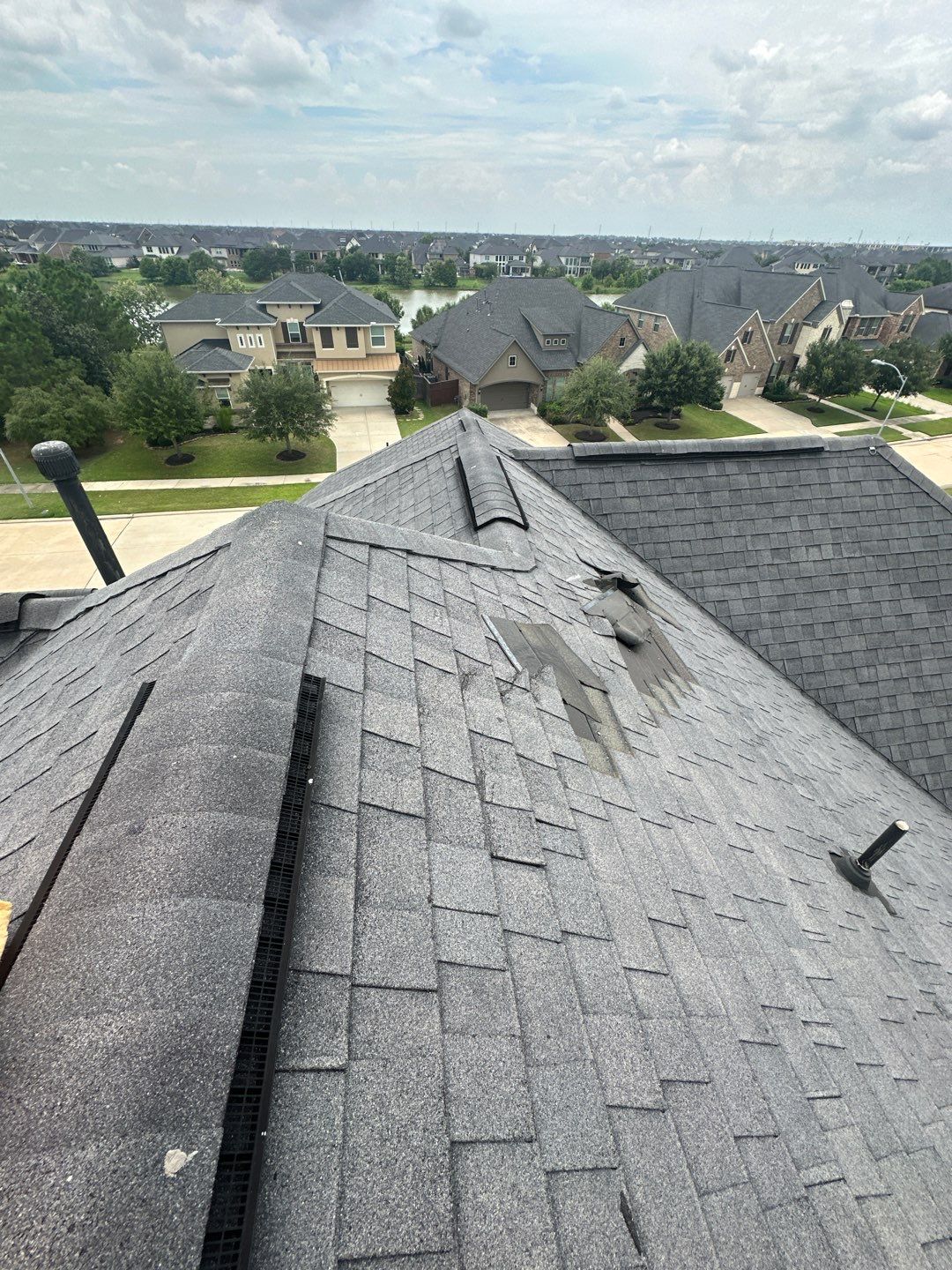 Residential Roofing Repair using Owen's Corning Duration (Lifetime) Shingles by Roof Repair Company