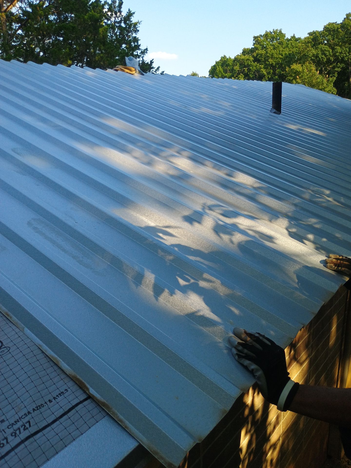 Metal Roof Replacement for Public Park Facility in Sulphur by BANA Roofing and Solar Supply