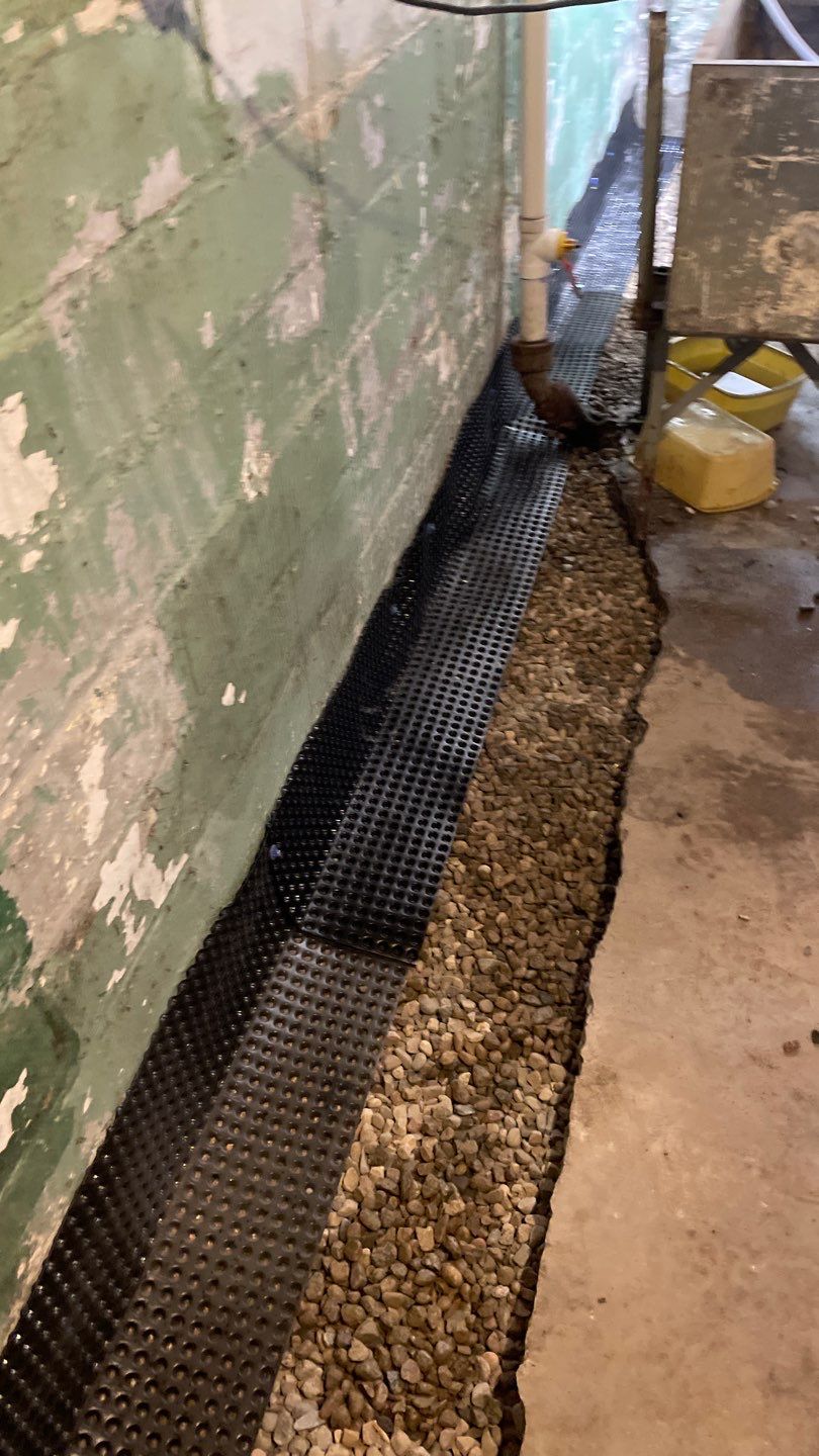 Interior Drain Tile for a South Minneapolis Basement by Waterproofing Northeast