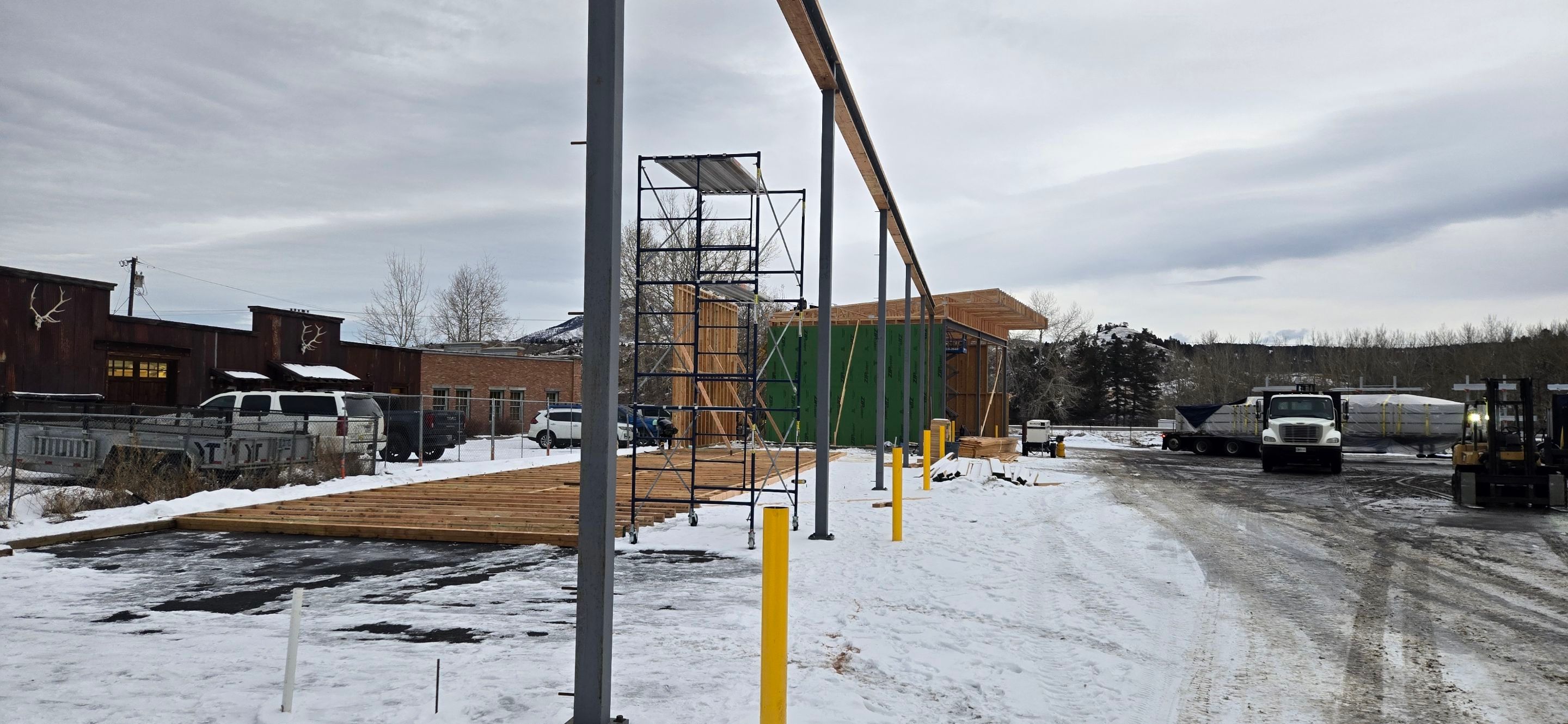 Foundation Building Material Slips by Blue Room Construction LLC