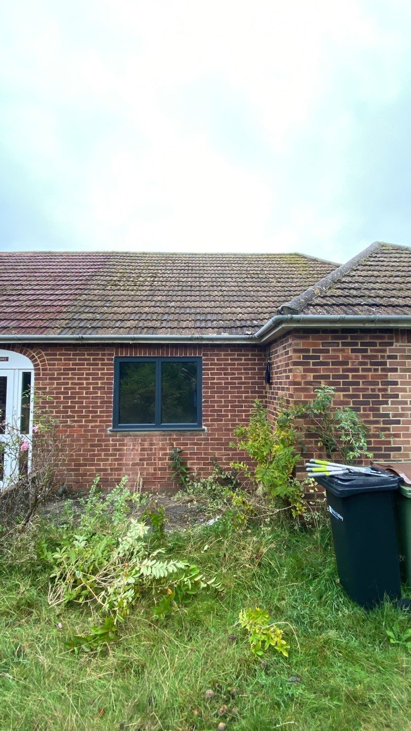 Roof Clean - Moss Removal using Mosmatic FSC and Biocide by Ges Exterior Cleaning ltd