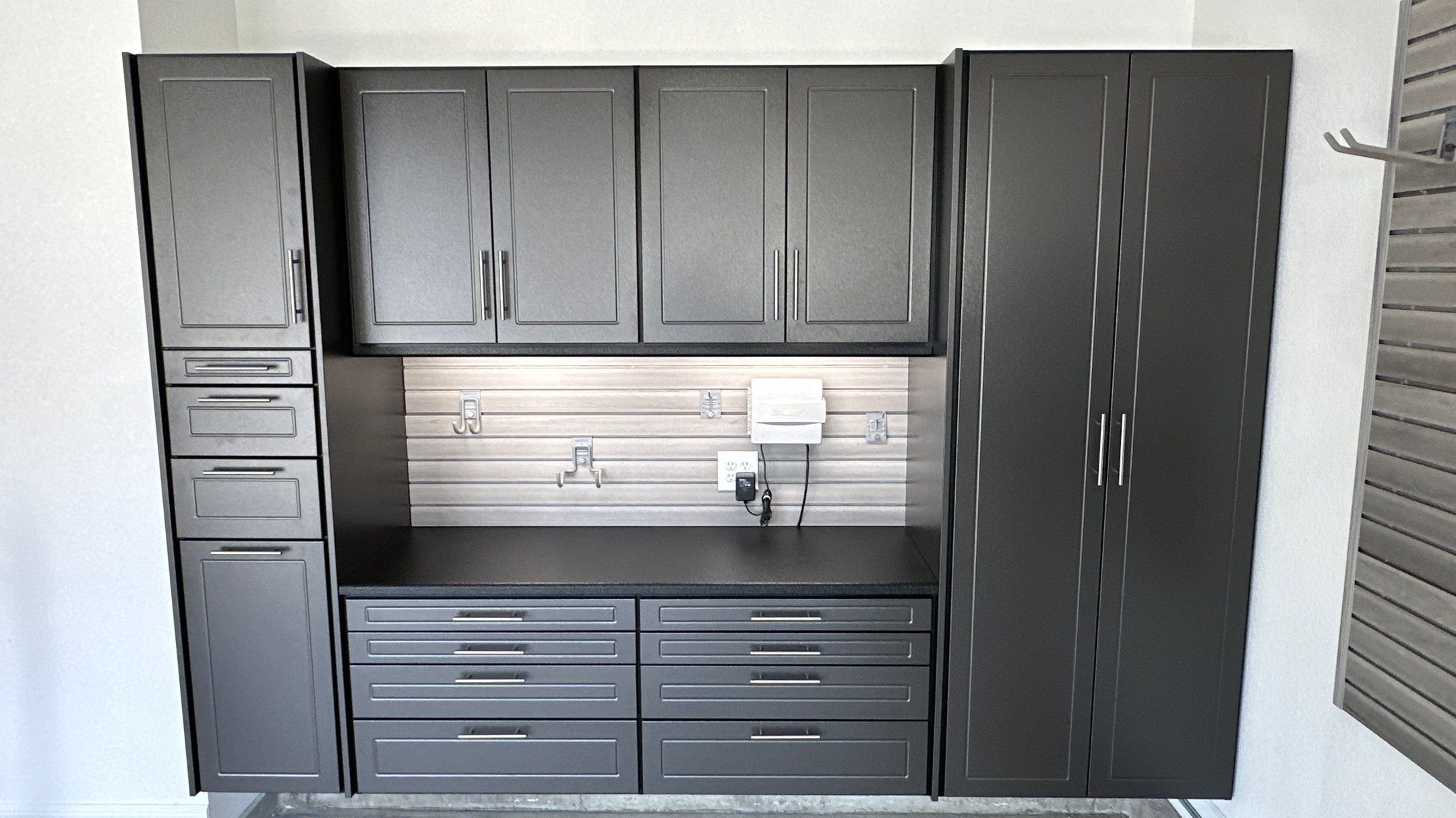 Kelley C. transformed her garage with new cabinets by Banner Garage