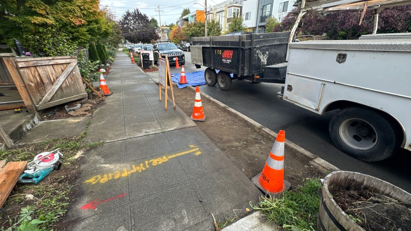 Paver Walkway & Turf Installation | Seattle  by Jireh Asphalt & Concrete Inc 