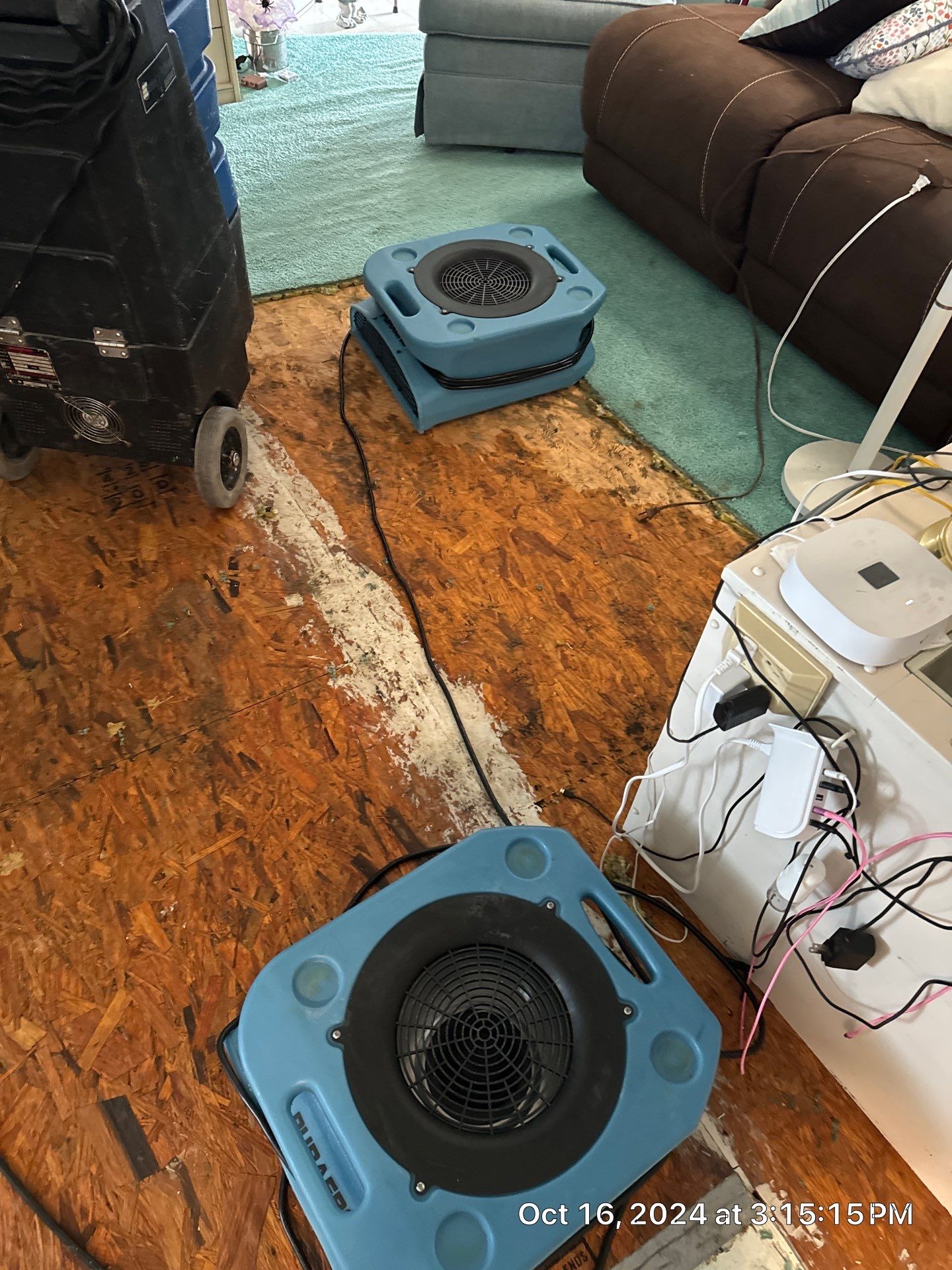 Hurricane Damage using Drying Equipment by SuperClean 