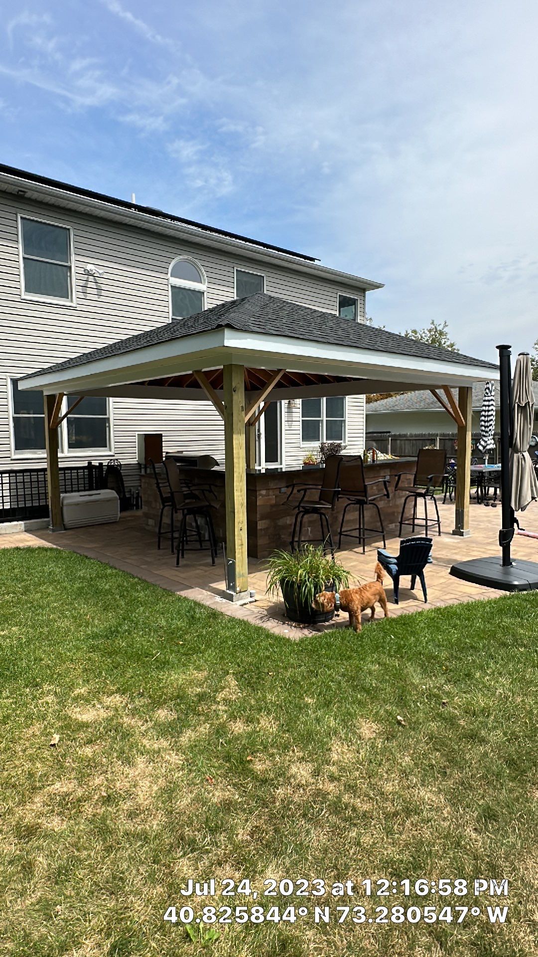 New Pavilion Gutter Installation by Above All Gutters