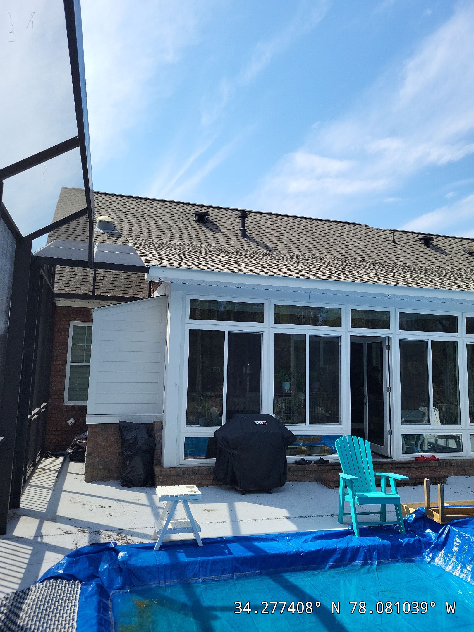 Pool Enclosure and Outdoor Living Space Storm Damage Repair by RGR Construction and Roofing, LLC