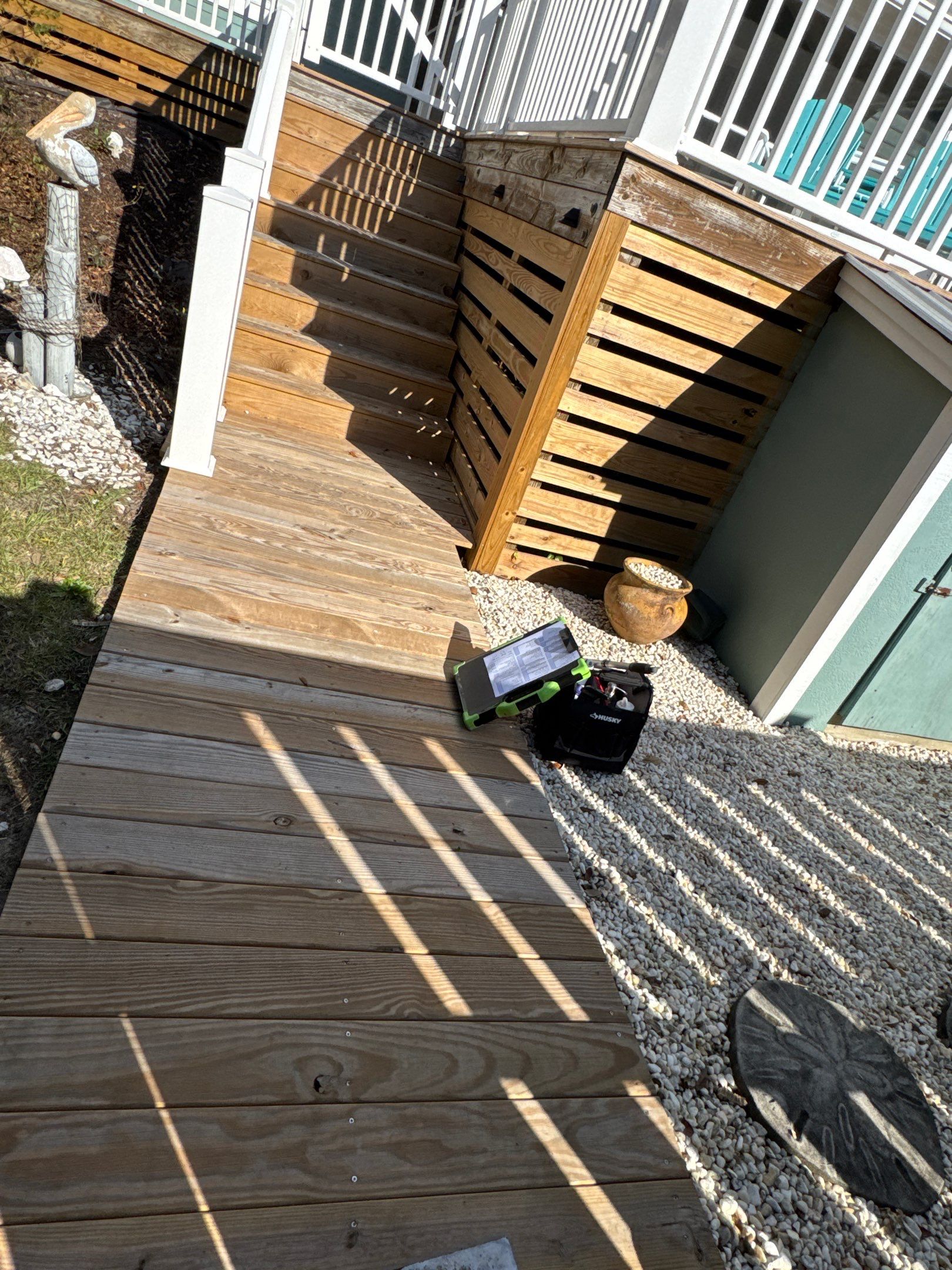 Weathered Deck using Wood Sealant by DuraSeal