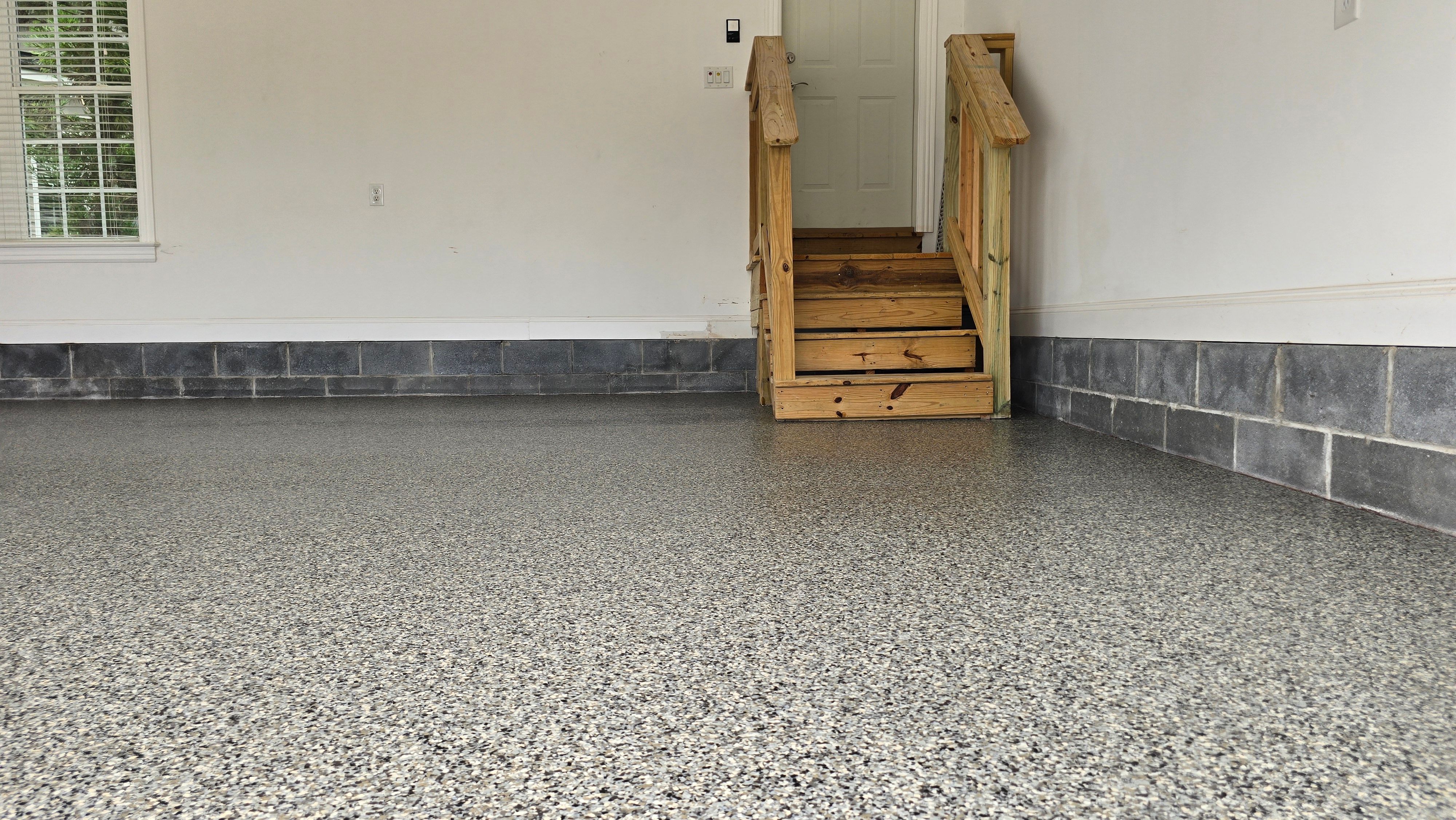 Front Porch & Garage Using Tidal Wave & Morel by Elite Floor Solutions
