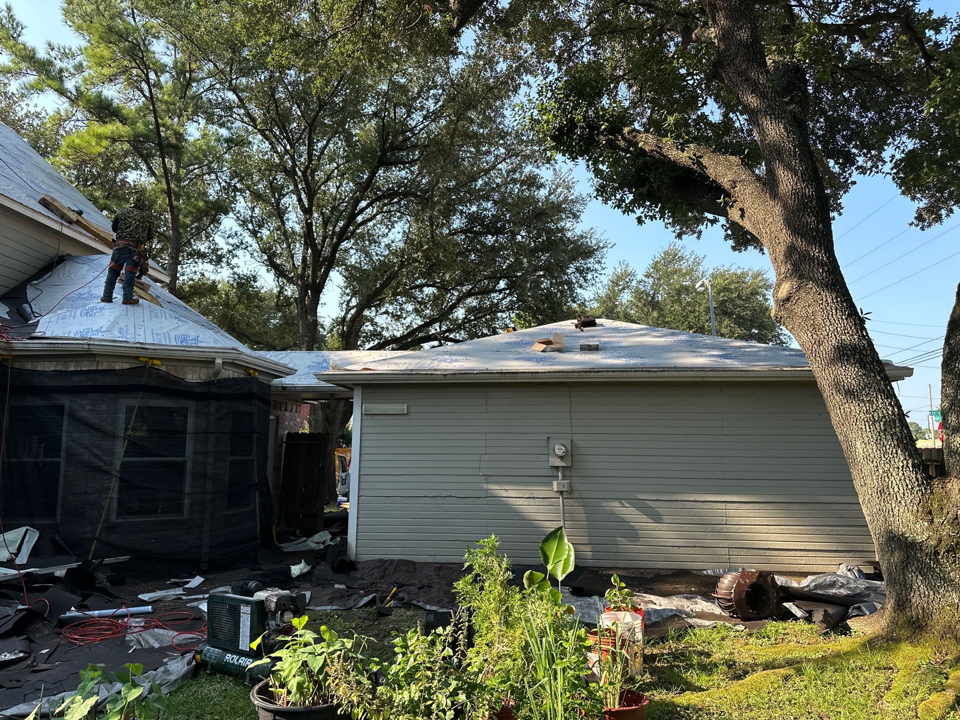 Project in Houston by Motion Roofing