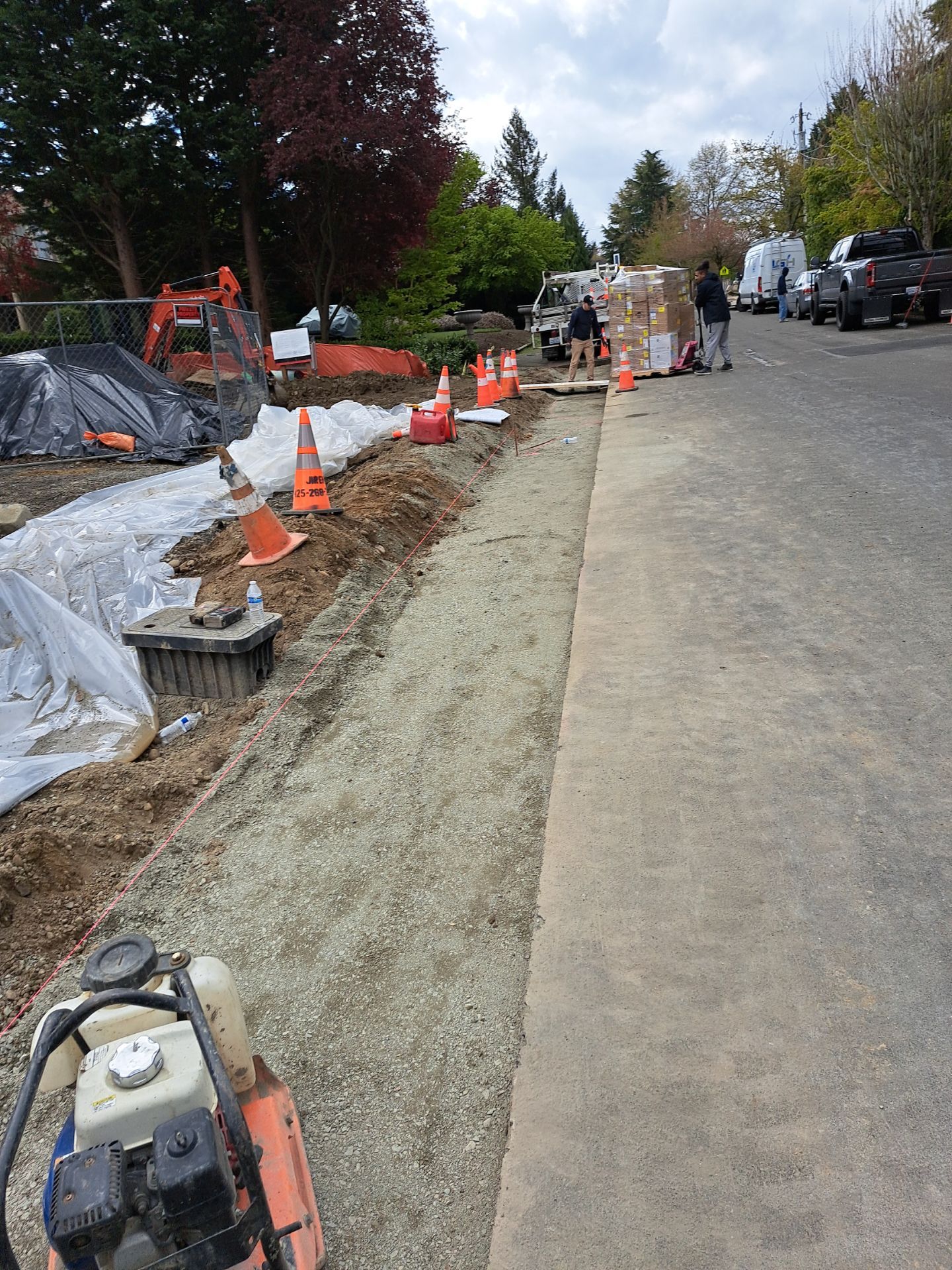 Thomas Custom Homes Development  by Jireh Asphalt & Concrete Inc 
