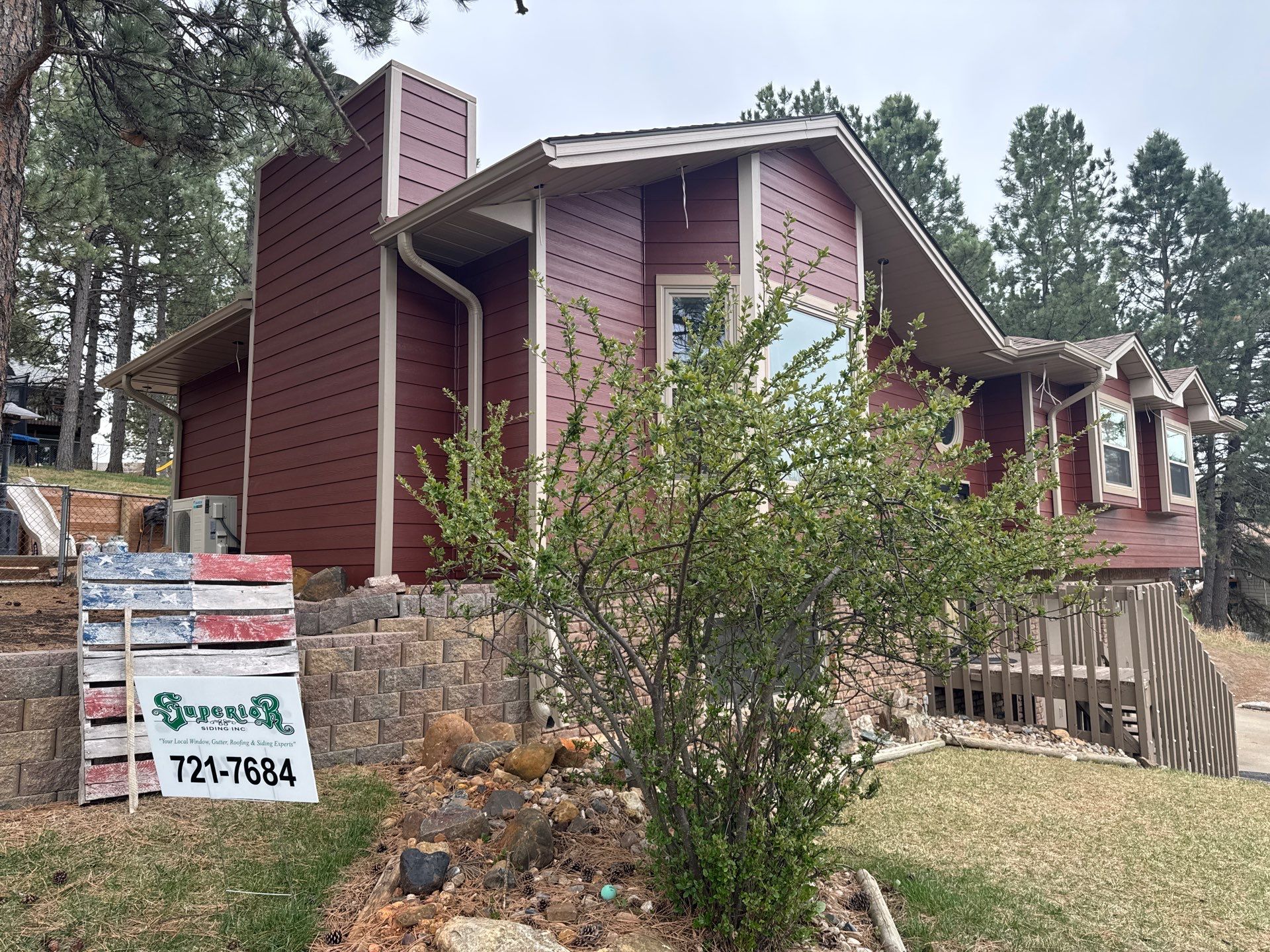 Country Lane Red James Hardie Siding  by Superior Siding Inc