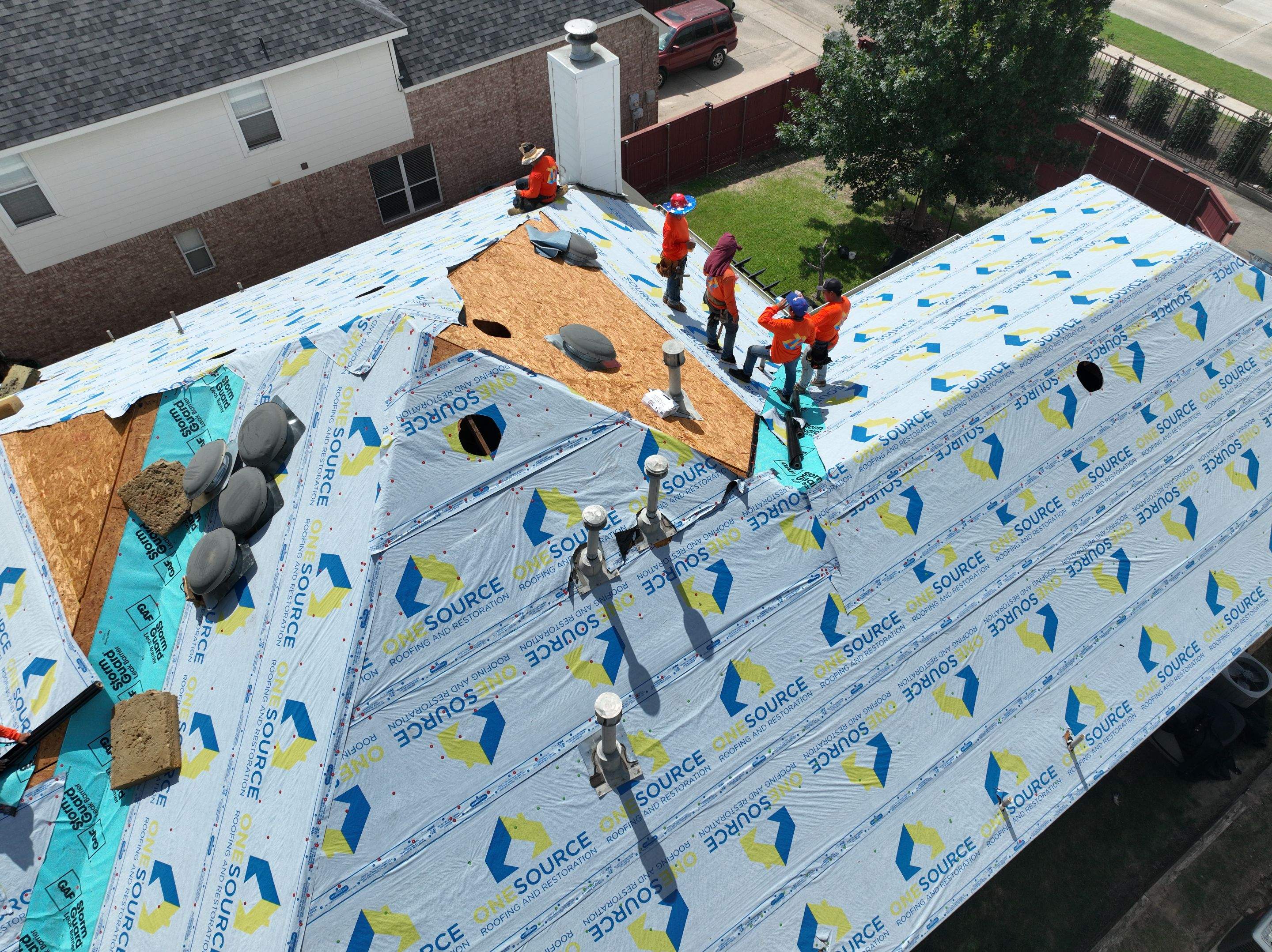 Residential Roofing Installation using Malarkey Vista Weathered Wood Plus by OneSource Roofing and Restoration